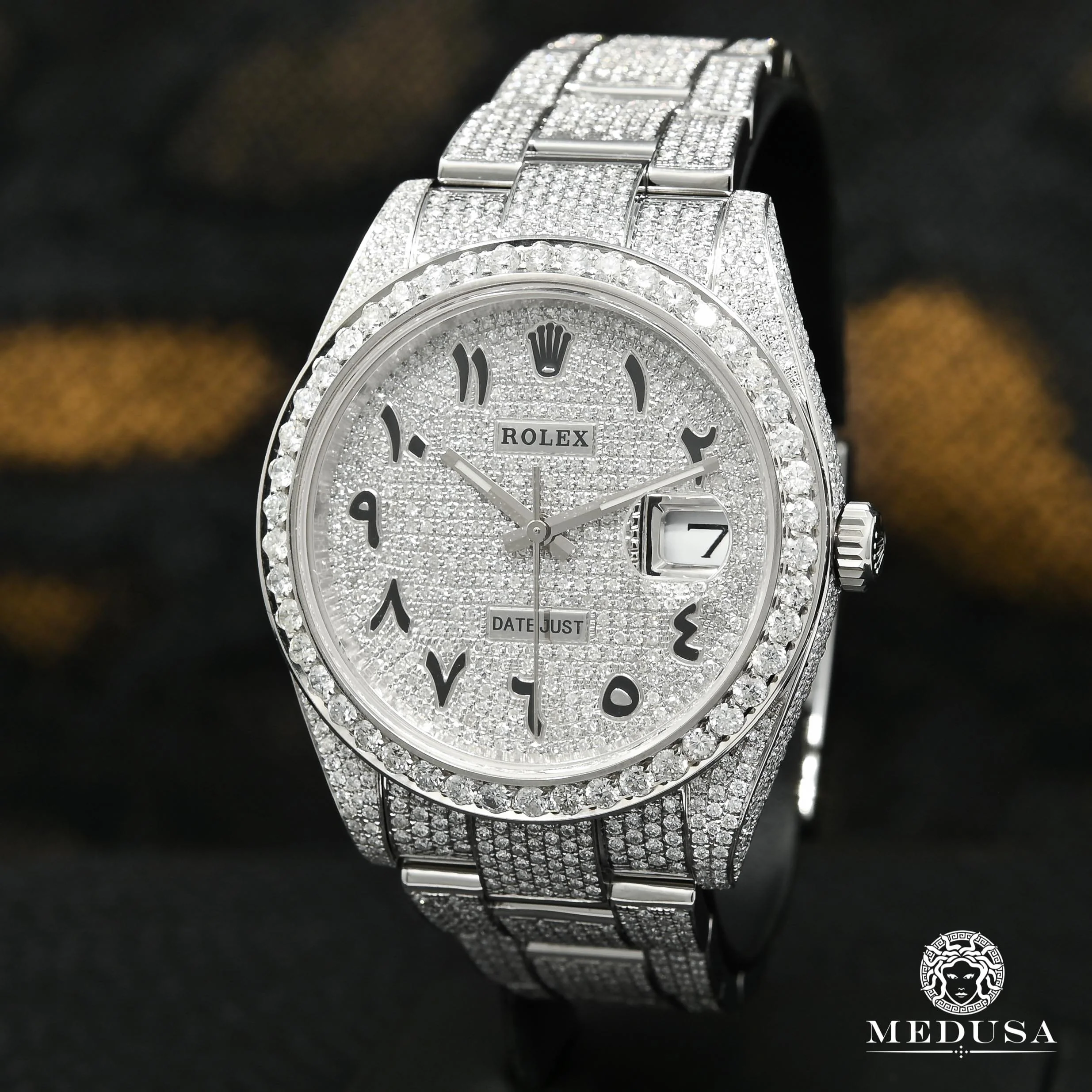 Rolex Datejust 41mm - Arabic Full Iced 