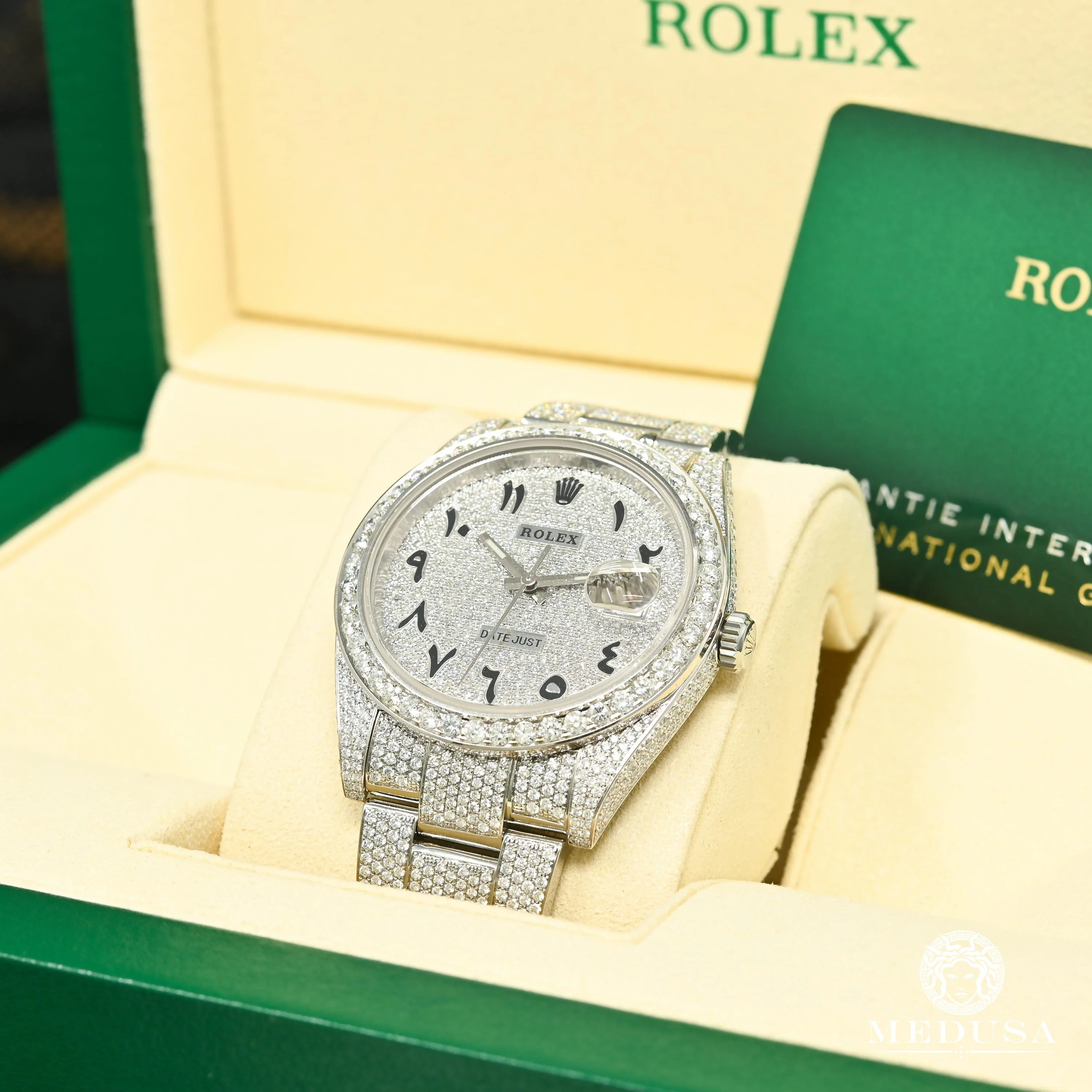 Rolex Datejust 41mm - Arabic Full Iced  - Image 2