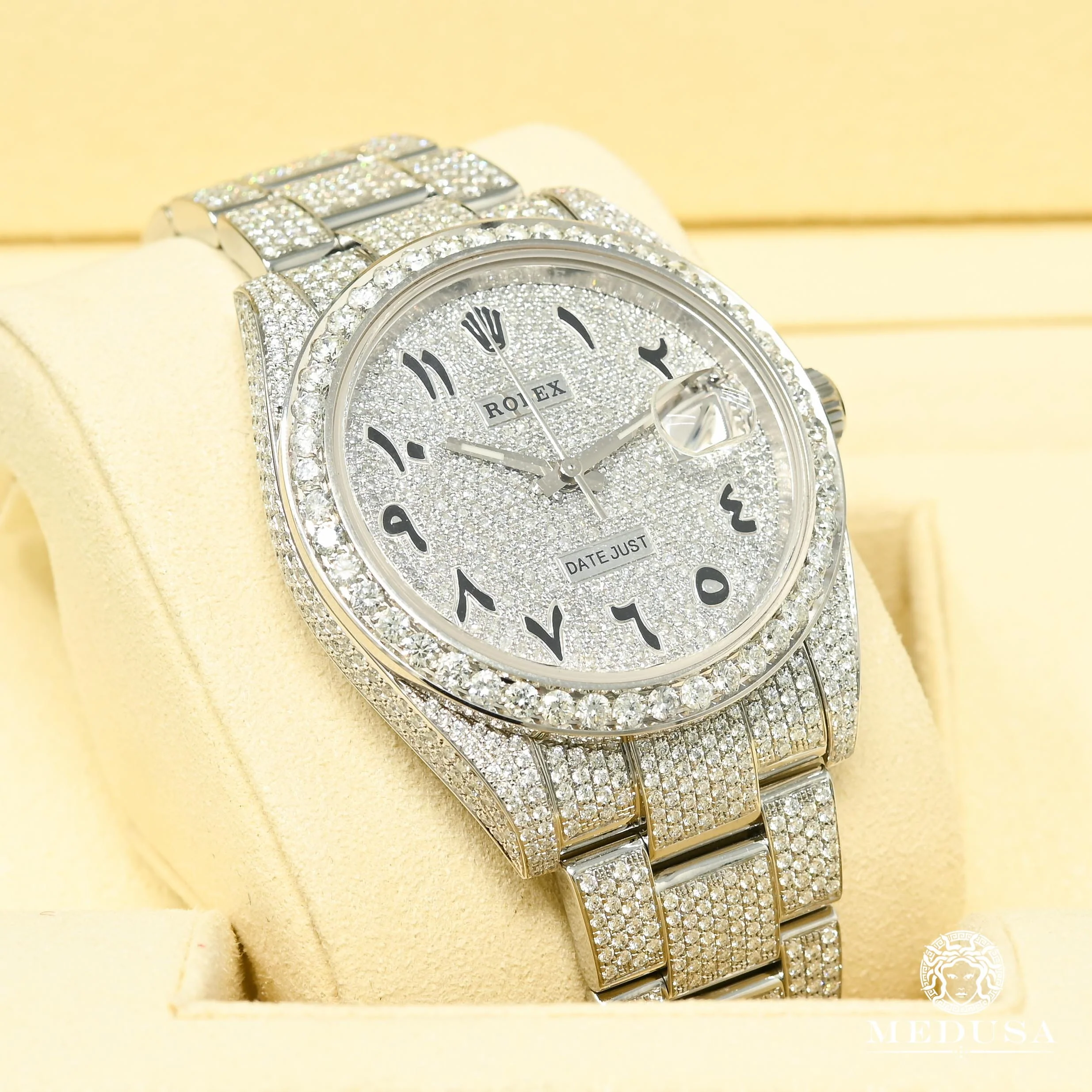 Rolex Datejust 41mm - Arabic Full Iced  - Image 3