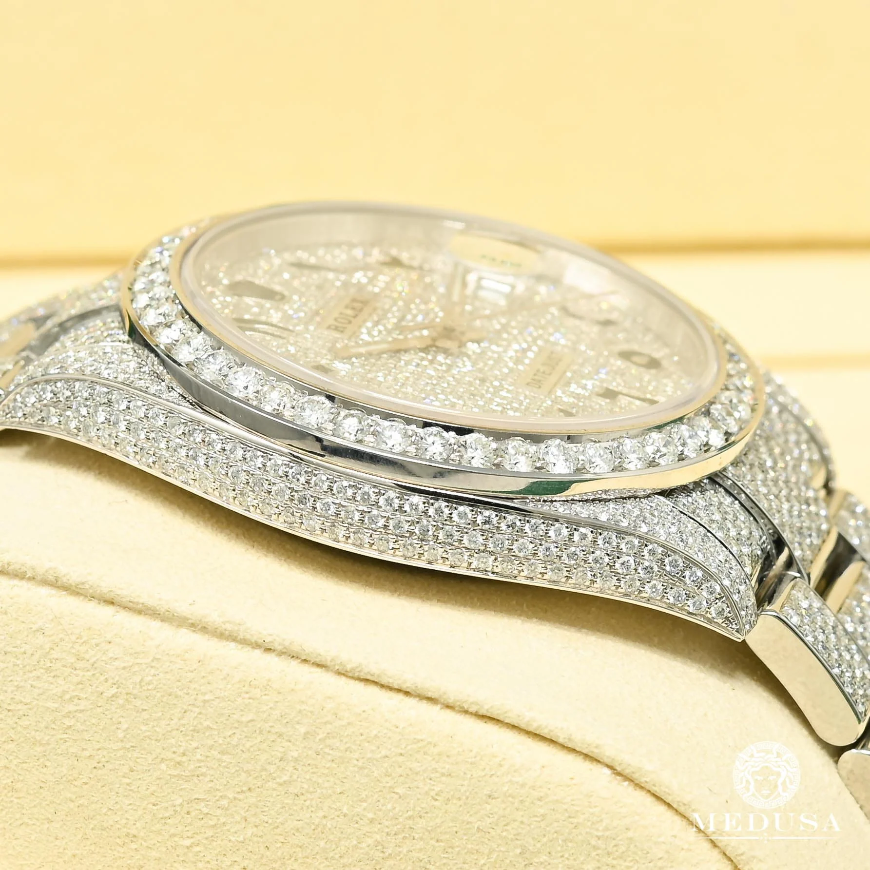 Rolex Datejust 41mm - Arabic Full Iced  - Image 4