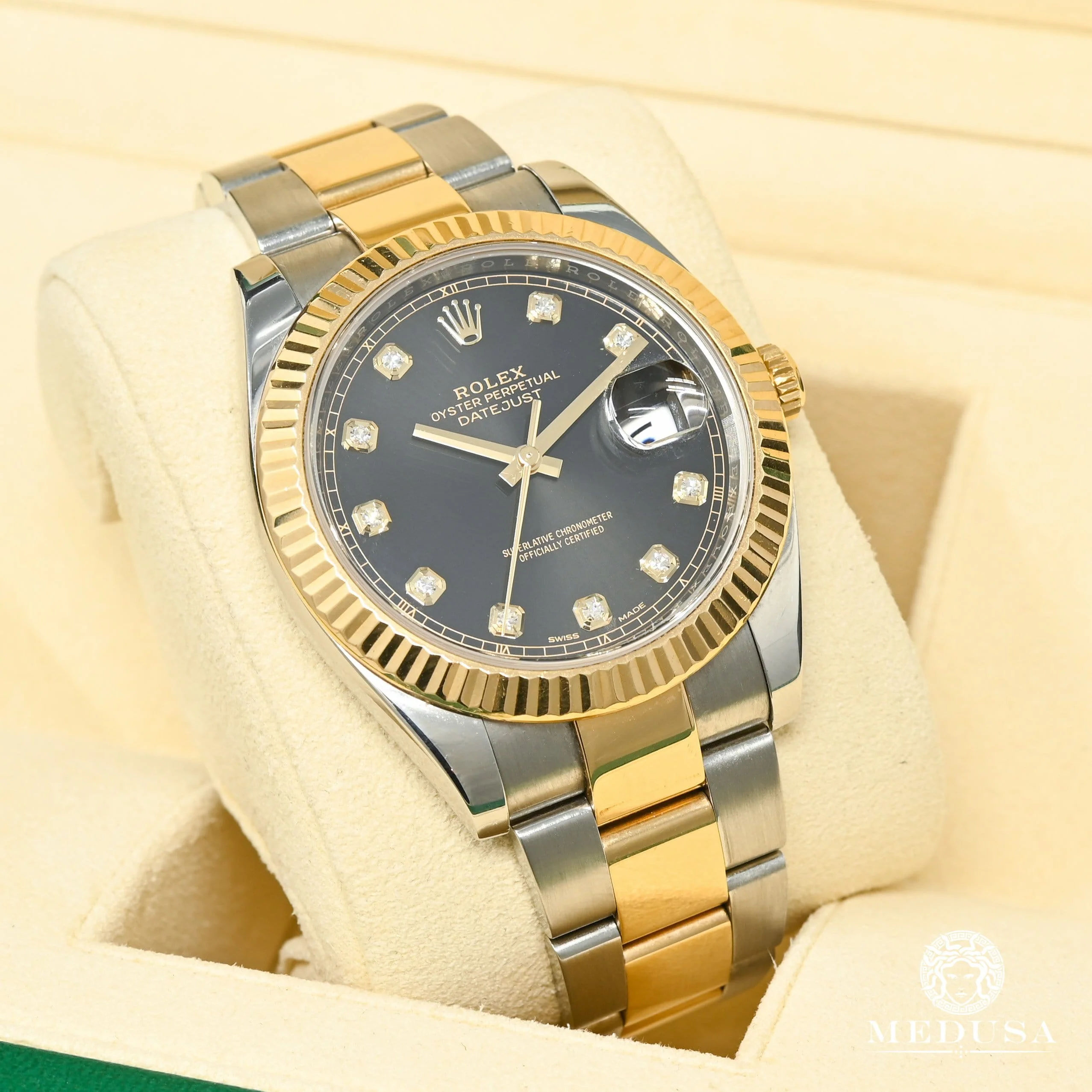 Rolex Datejust 41mm - Black Factory Diamond - Image 2