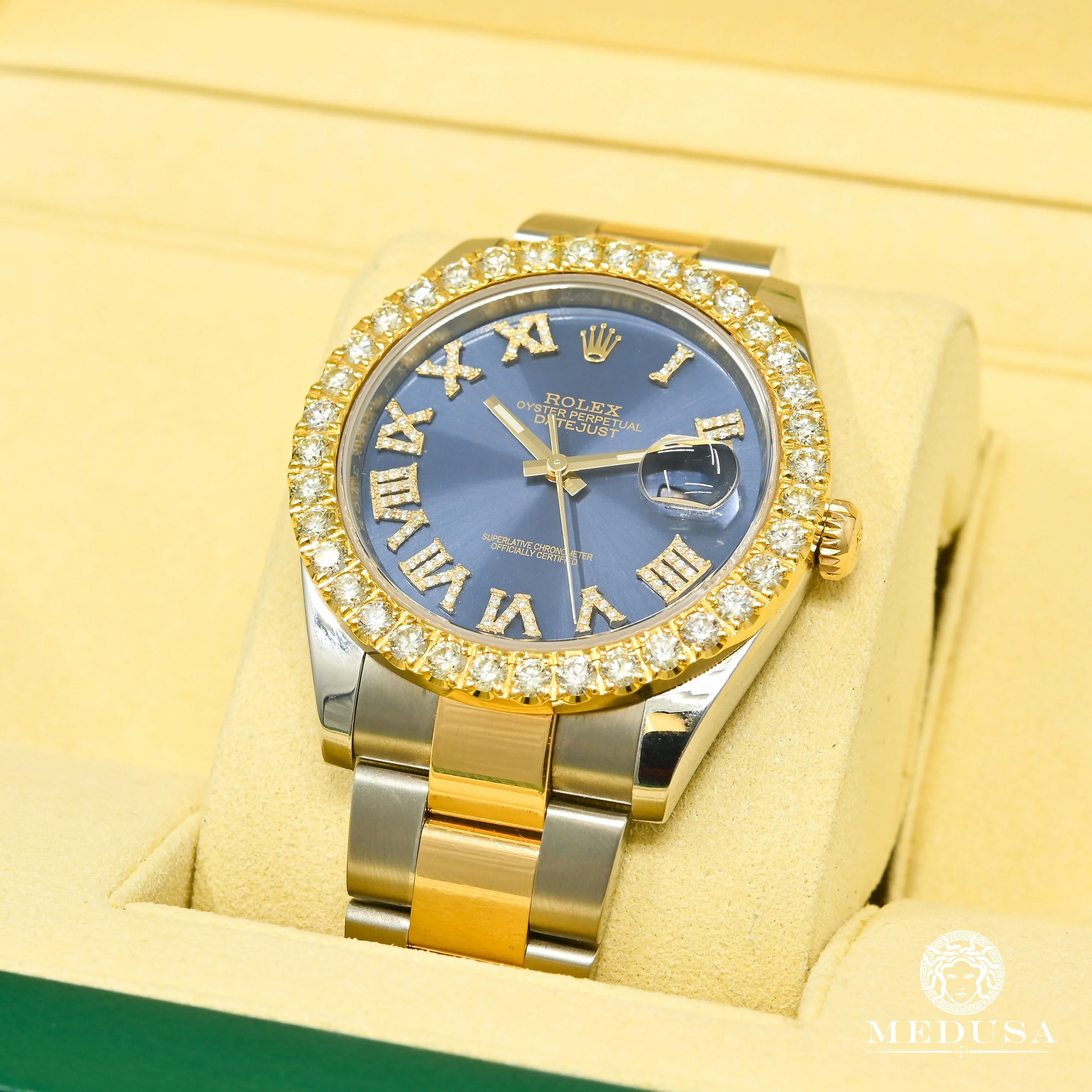 Rolex Datejust 41mm - Blue Roman Oyster - Image 3