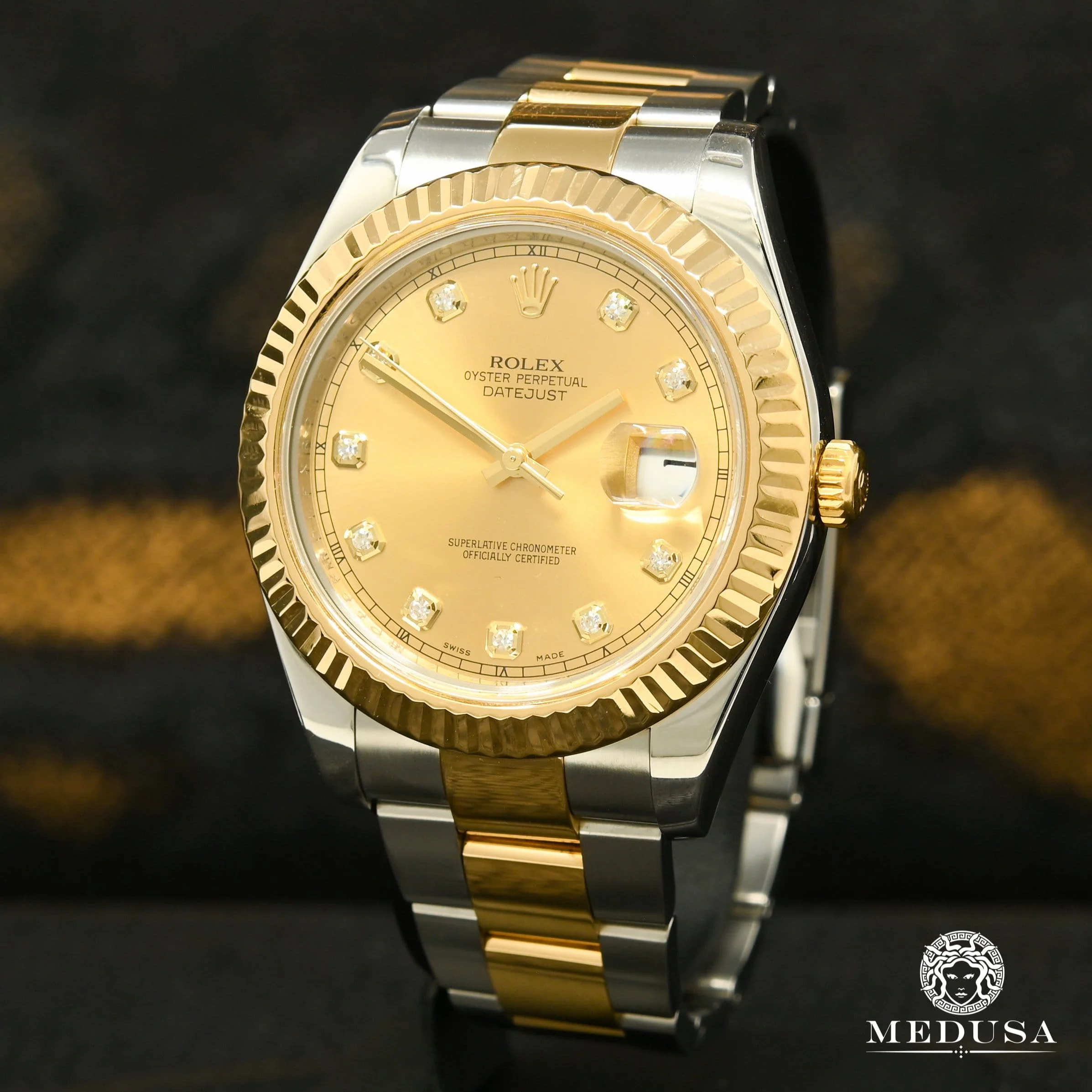 Rolex Datejust 41mm - Champagne Factory Diamond
