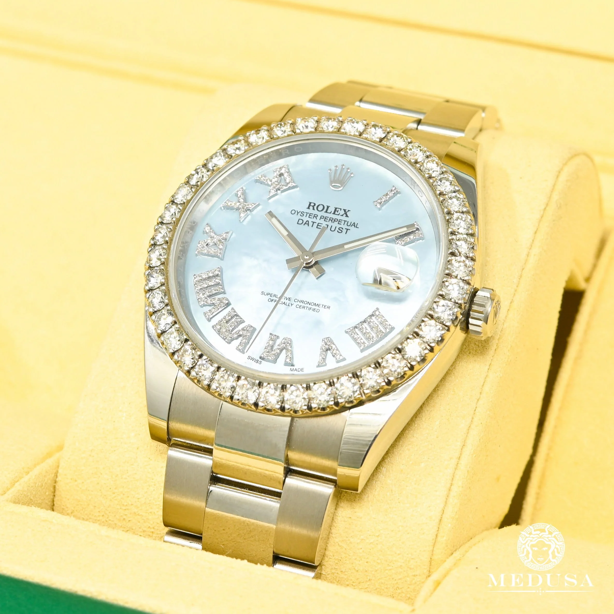 Rolex Datejust 41mm - Cyan ''Mother of Pearl'' - Image 3