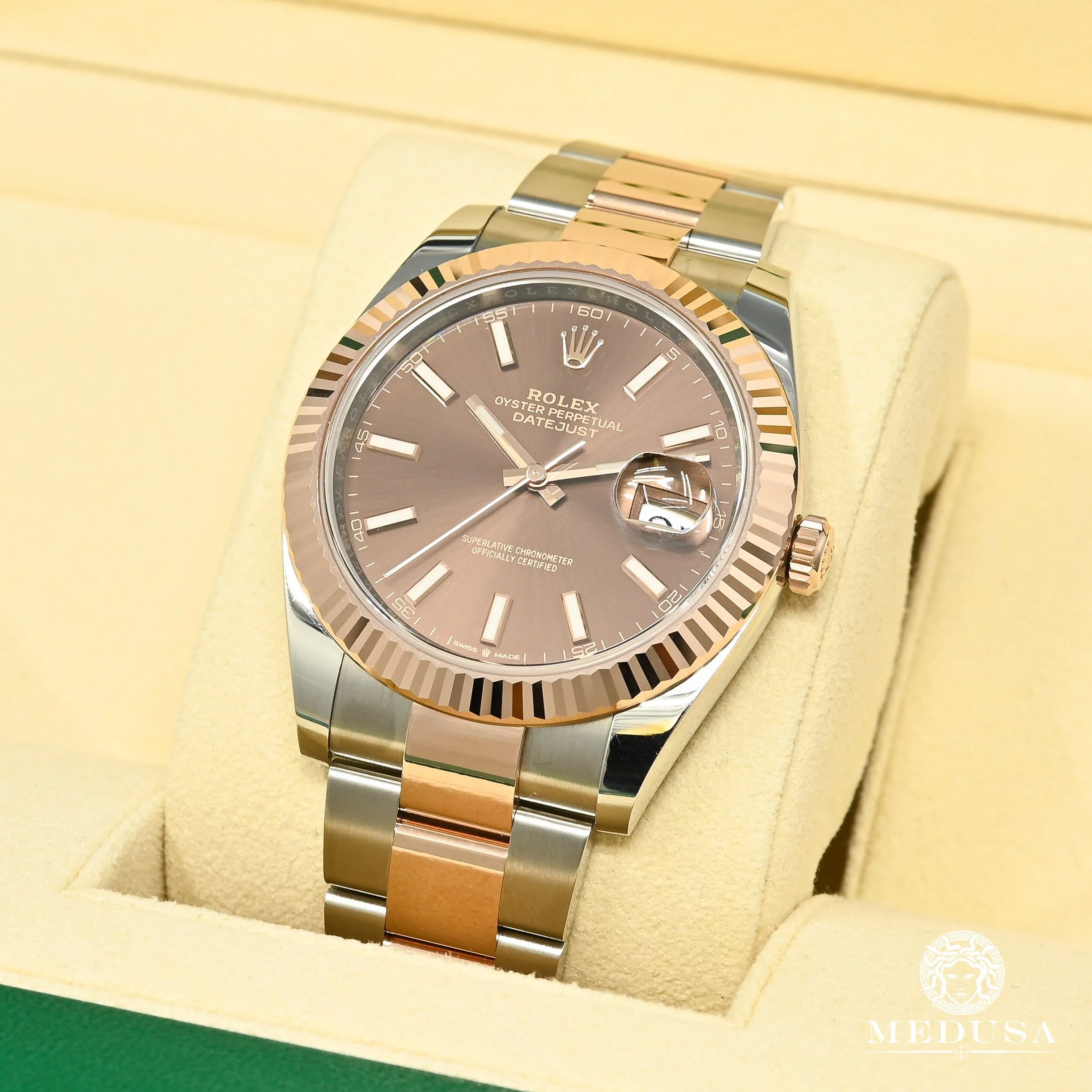 Rolex Datejust 41mm - Fluted Everose Stick  - Image 3