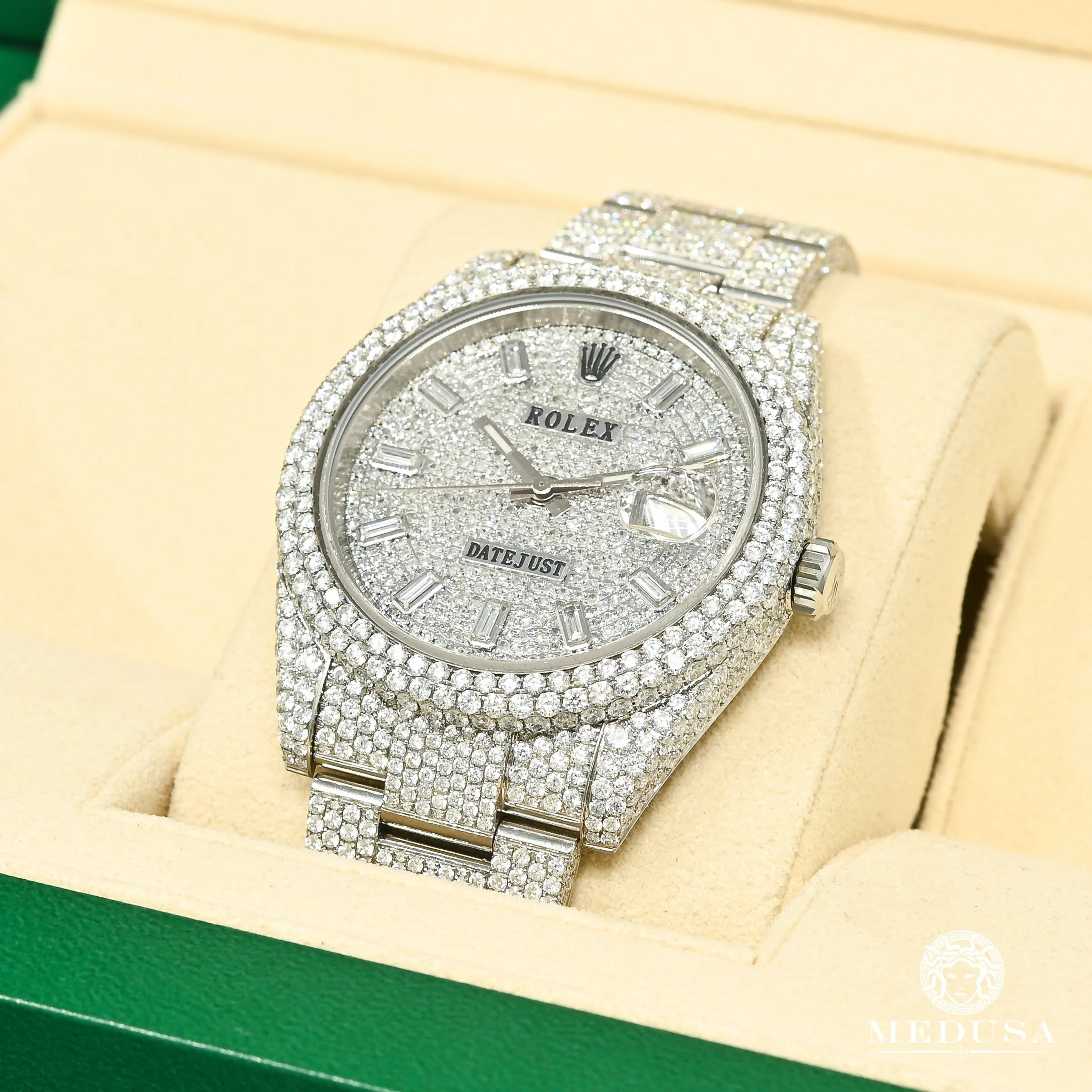 Rolex Datejust 41mm - Full Honeycomb Baguette - Image 2