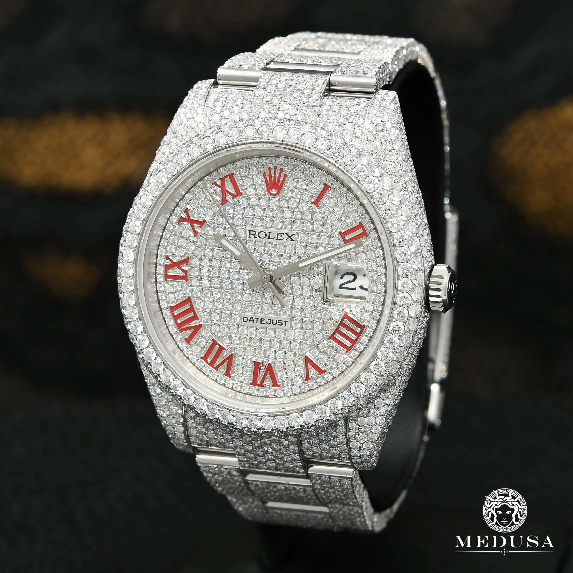Rolex Datejust 41mm - Full Honeycomb Red