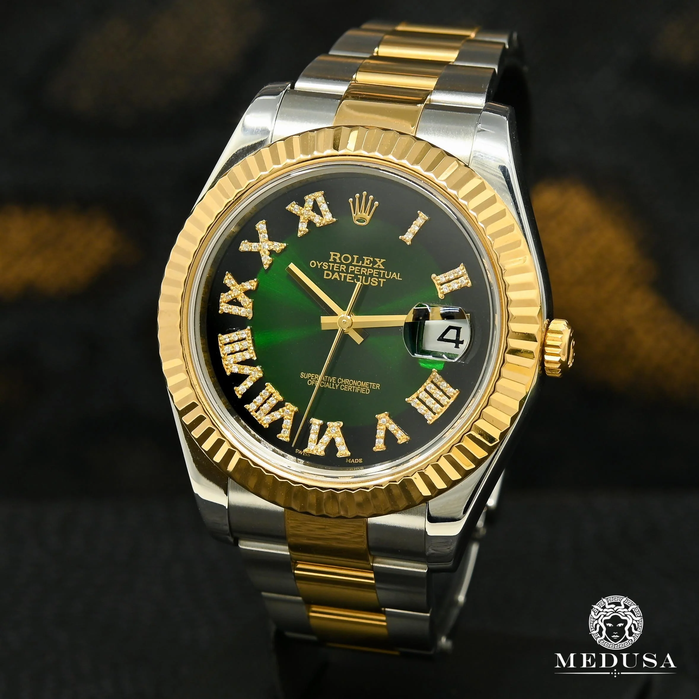 Rolex Datejust 41mm - Oyster Roman Green