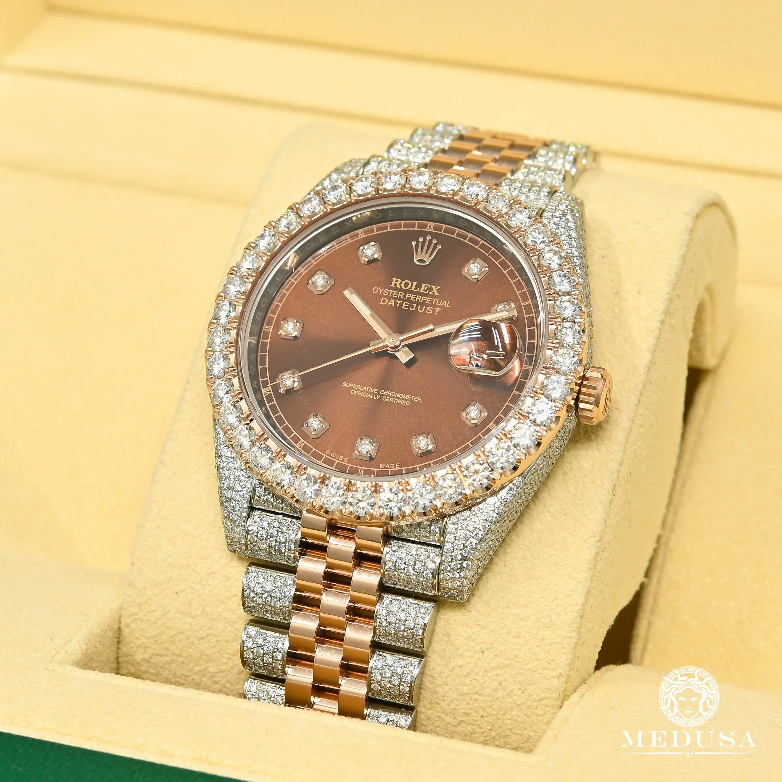 Rolex Datejust 41mm - Jubilee Everose Iced - Image 3