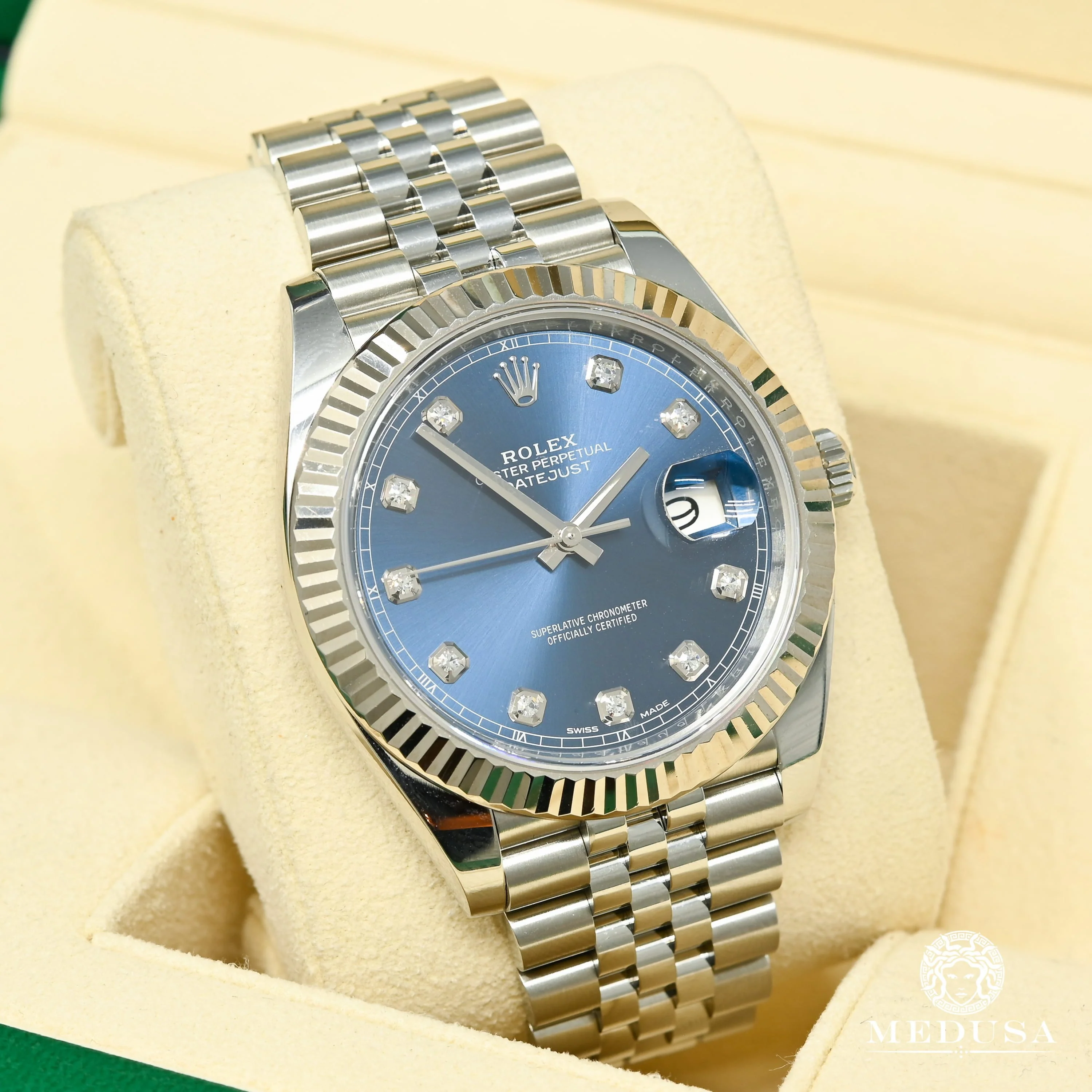 Rolex Datejust 41mm - Jubilee Factory Blue Diamond - Image 2