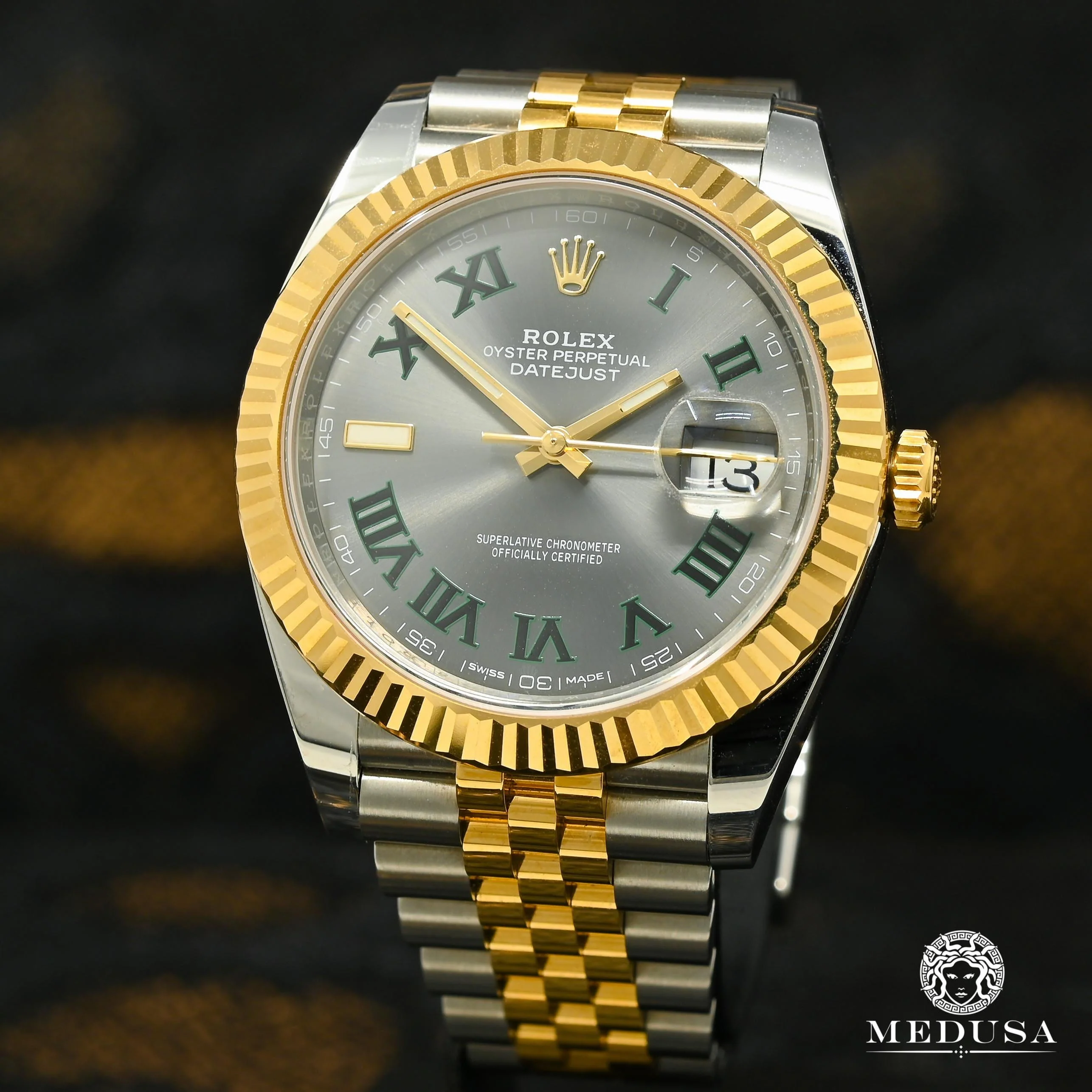 Rolex Datejust 41mm - Jubilee Wimbledon Dial Two-Tone