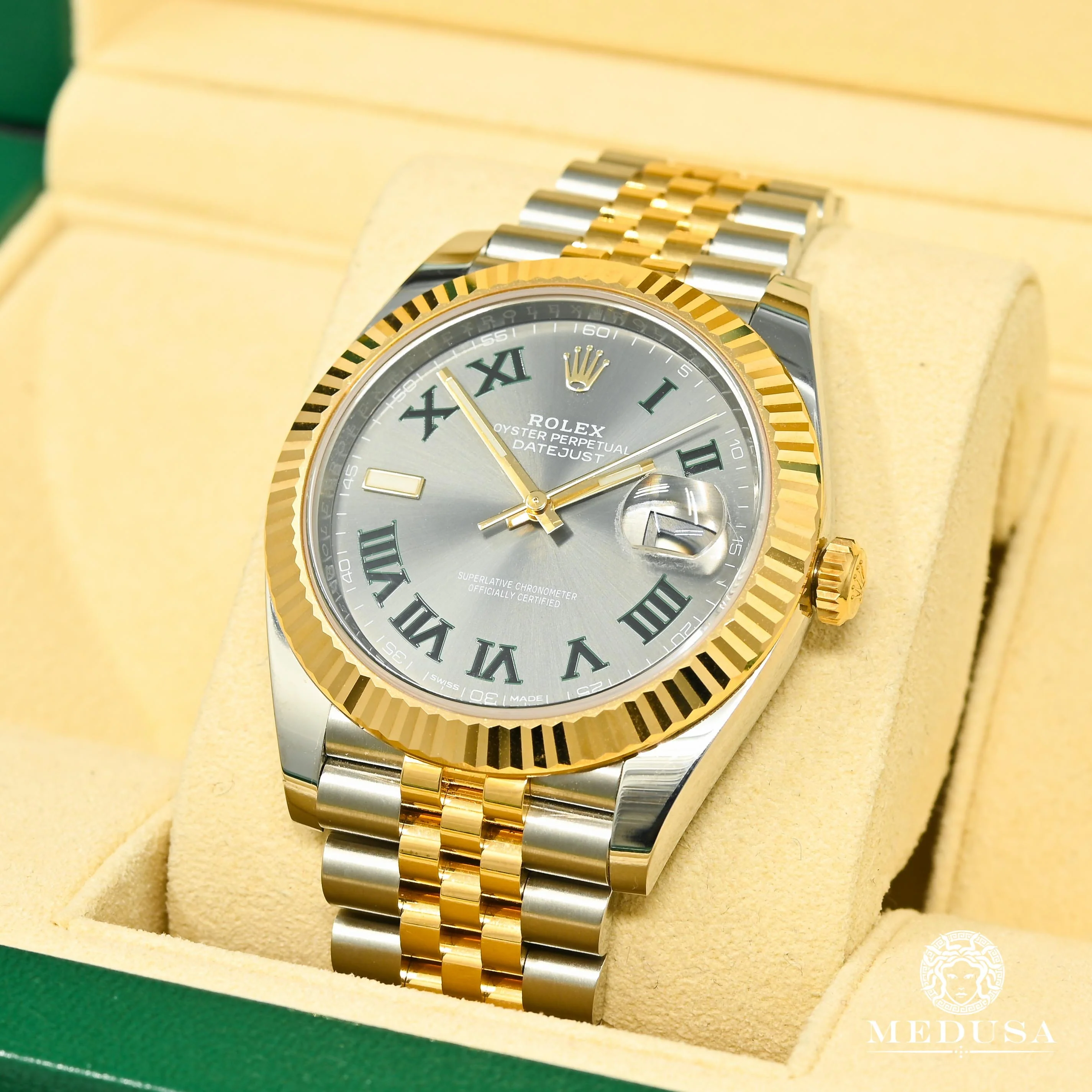 Rolex Datejust 41mm - Jubilee Wimbledon Dial Two-Tone - Image 2