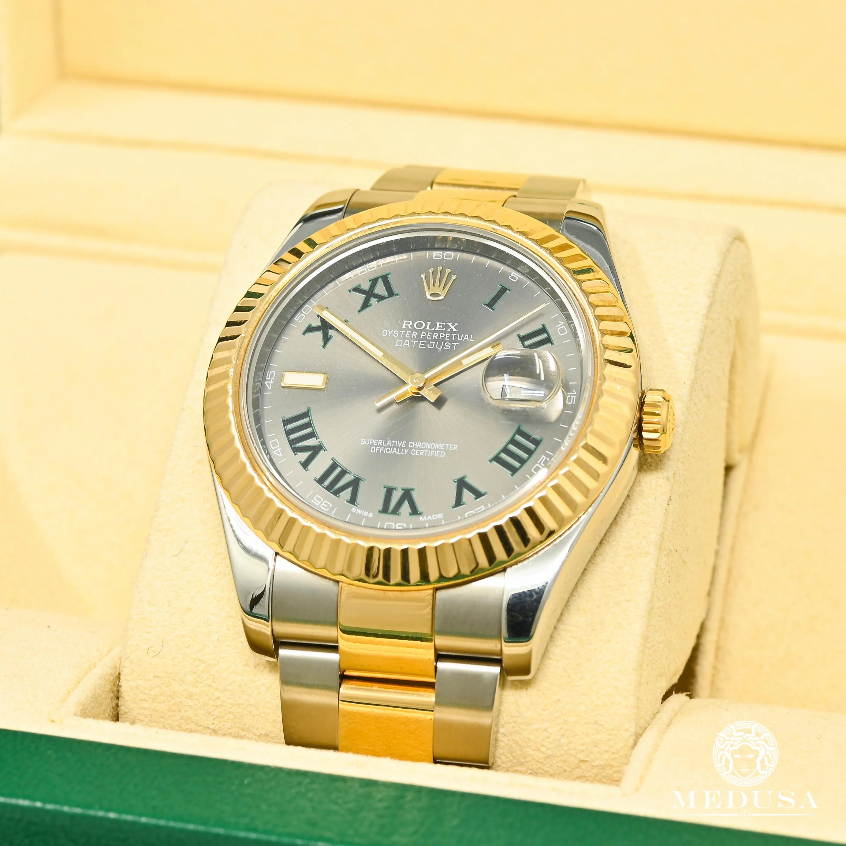 Rolex Datejust 41mm - Oyster Wimbledon Dial 2-Tone - Image 2