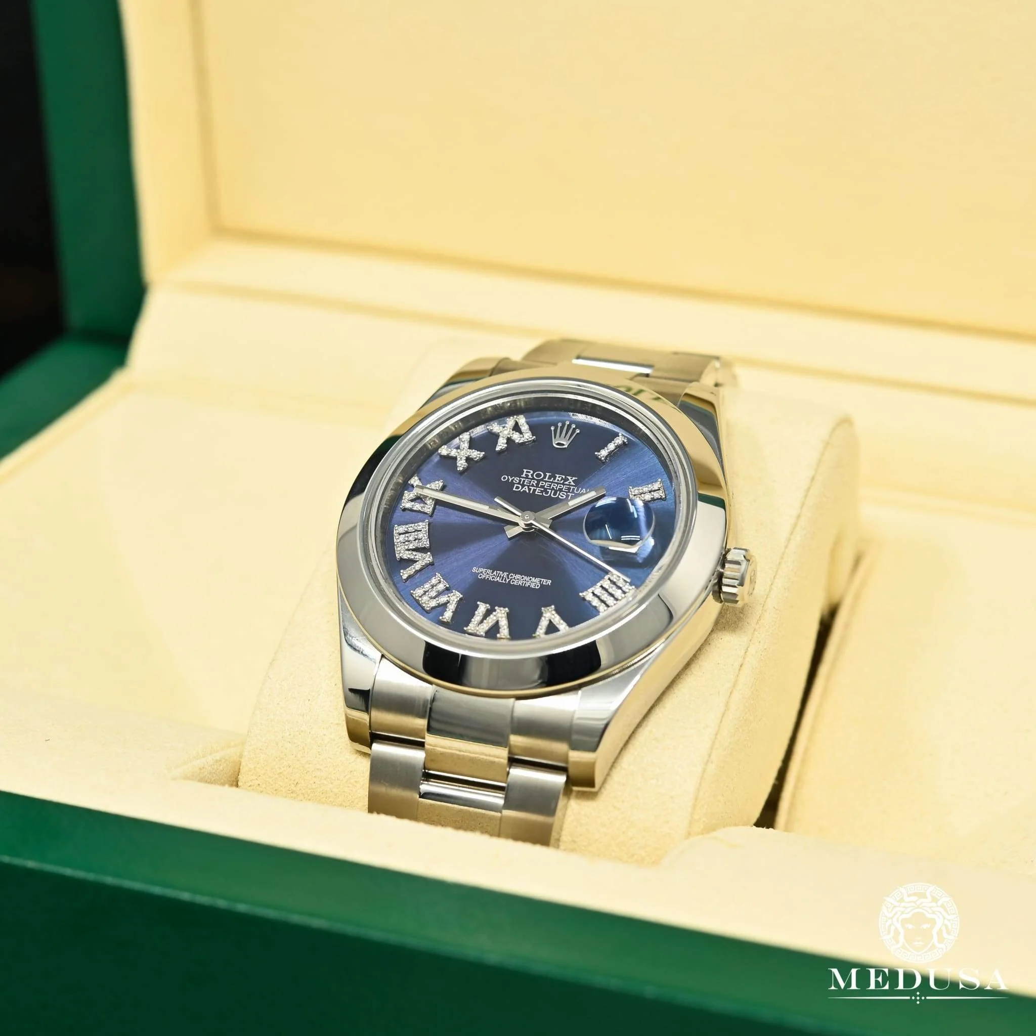 Rolex Datejust 41mm - Roman Blue - Image 3