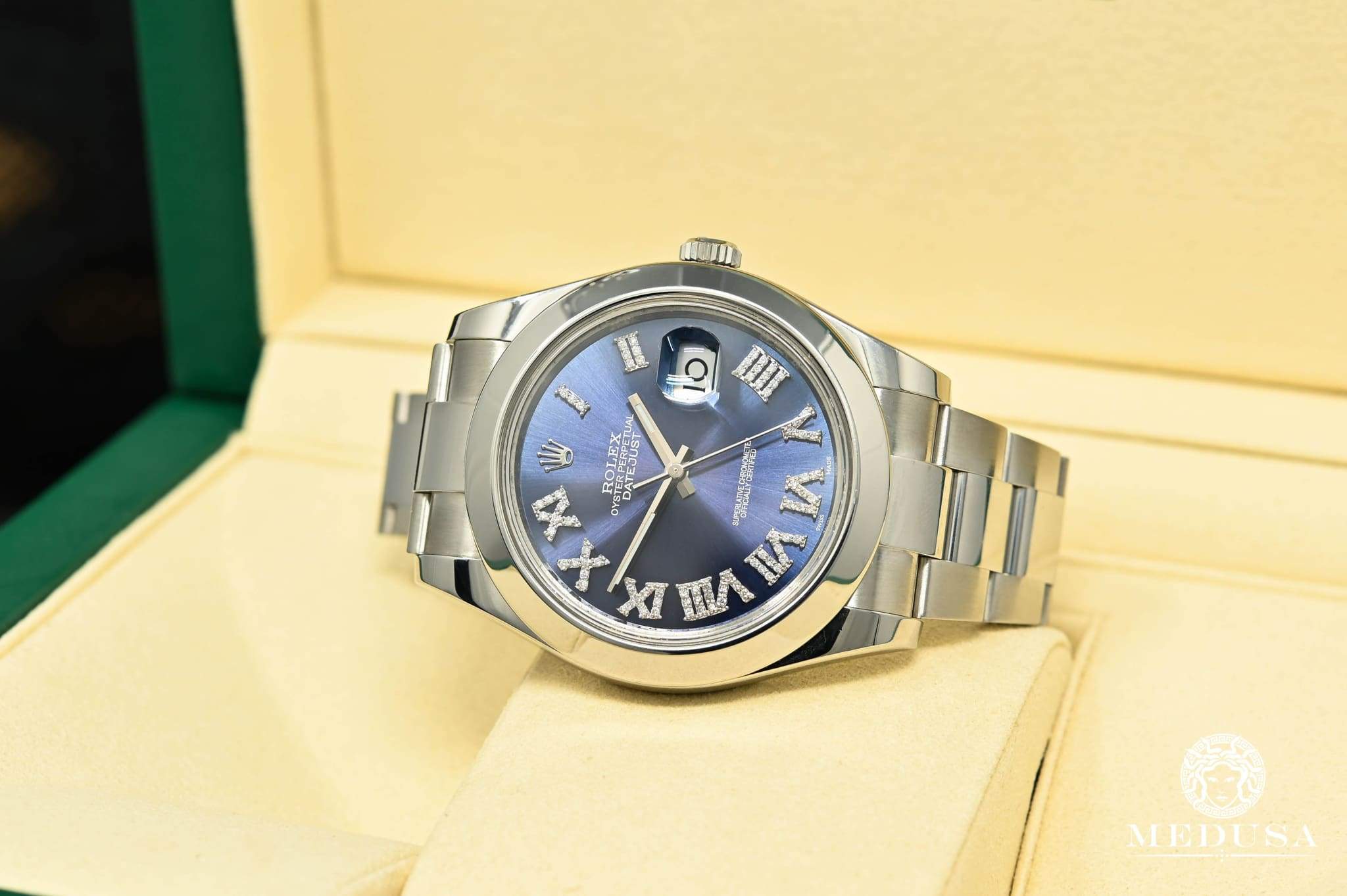 Rolex Datejust 41mm - Roman Blue - Image 4