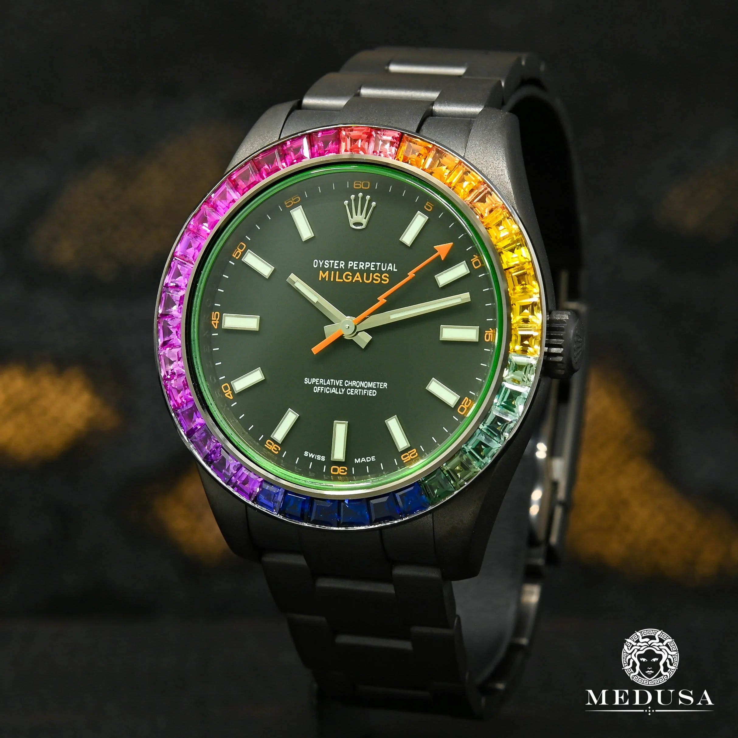 Rolex Milgauss 40mm - Black Rainbow