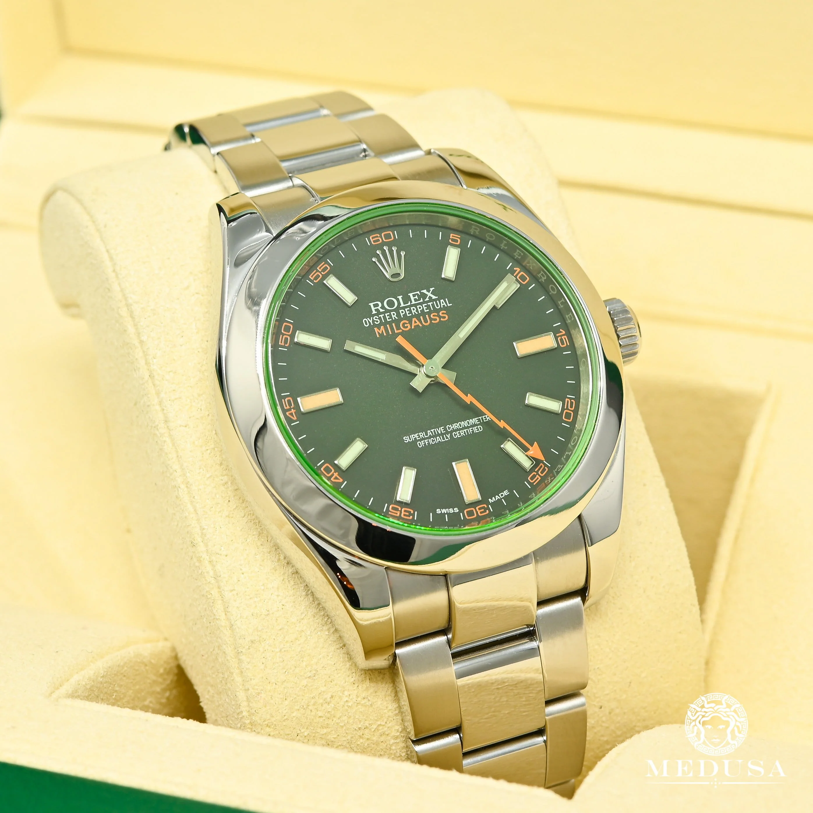 Rolex Milgauss 40mm - Green Crystal - Image 3