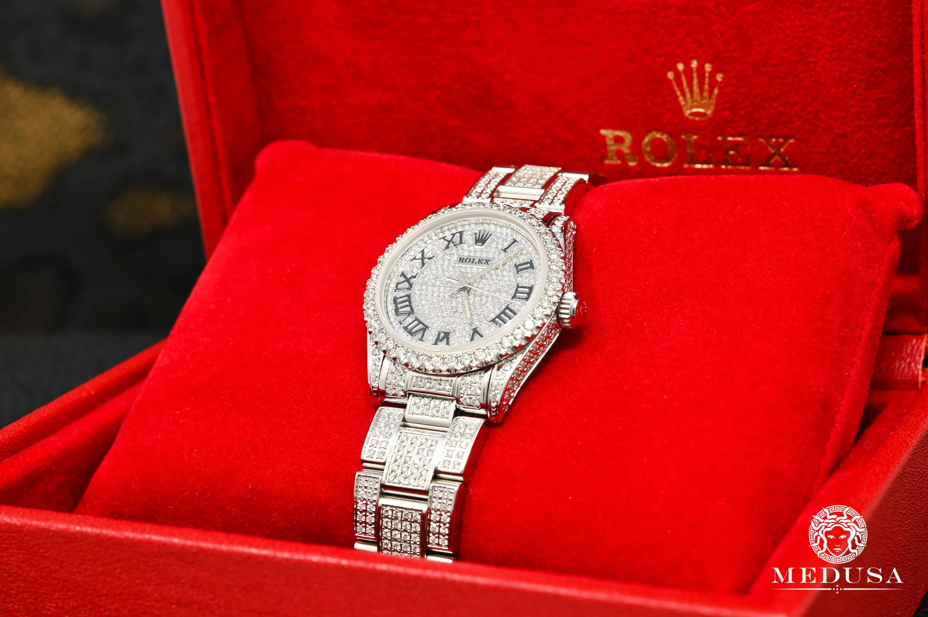 Rolex Oyster Perpetual 31mm - Fully Iced Out - Image 4