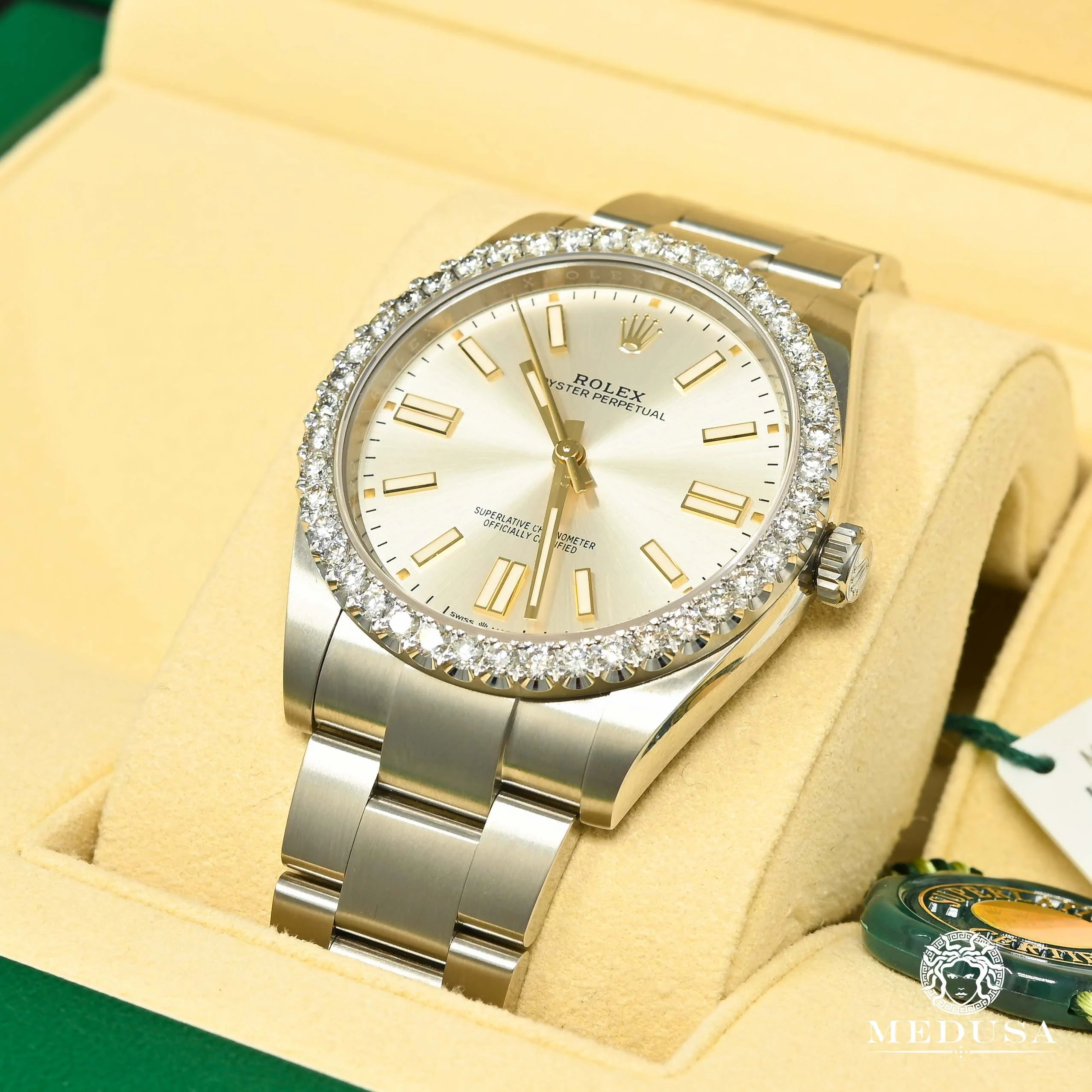 Rolex Oyster Perpetual 41mm - Grey Bezel - Image 2