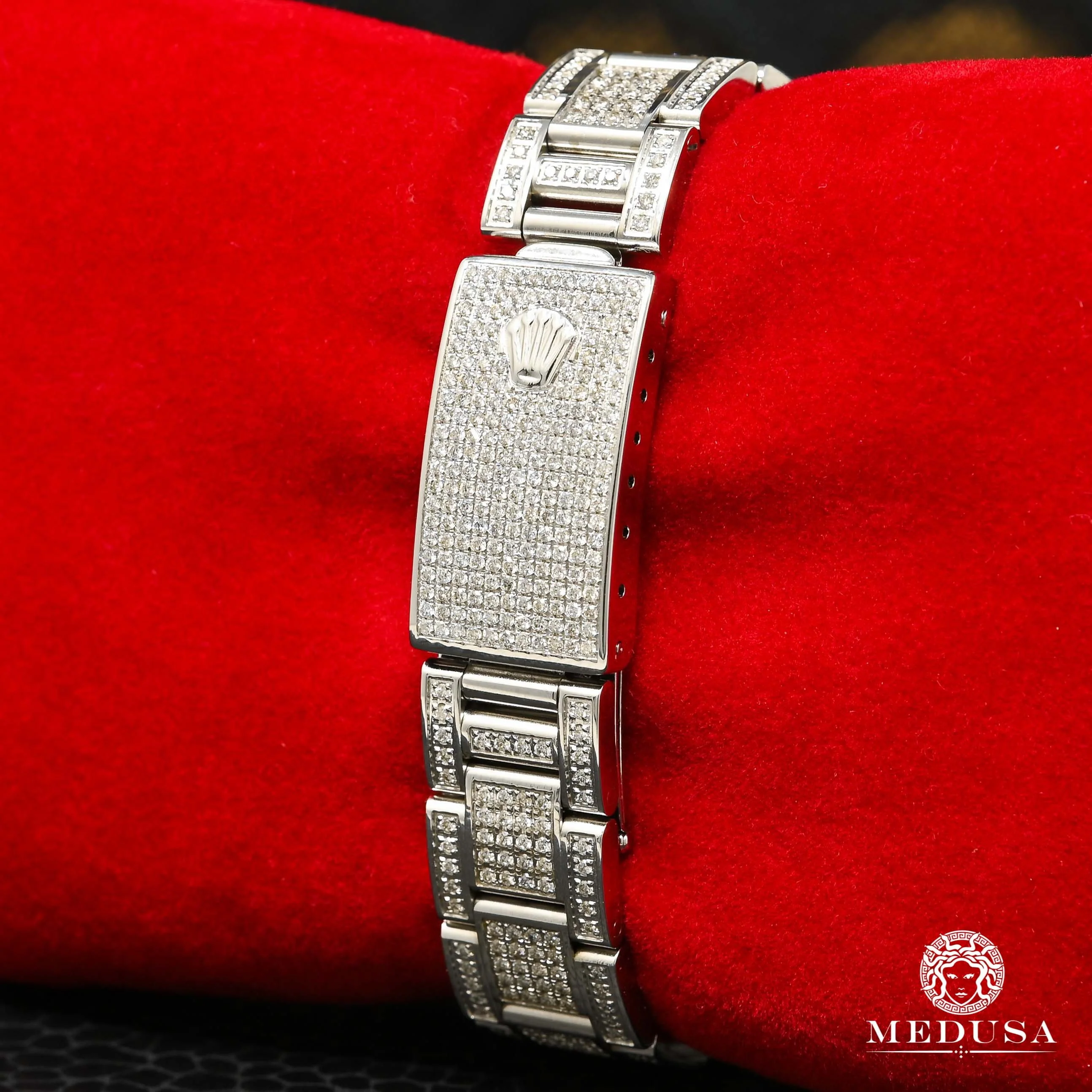 Rolex Oyster Perpetual Date 31mm - Fully Iced Out - Image 5