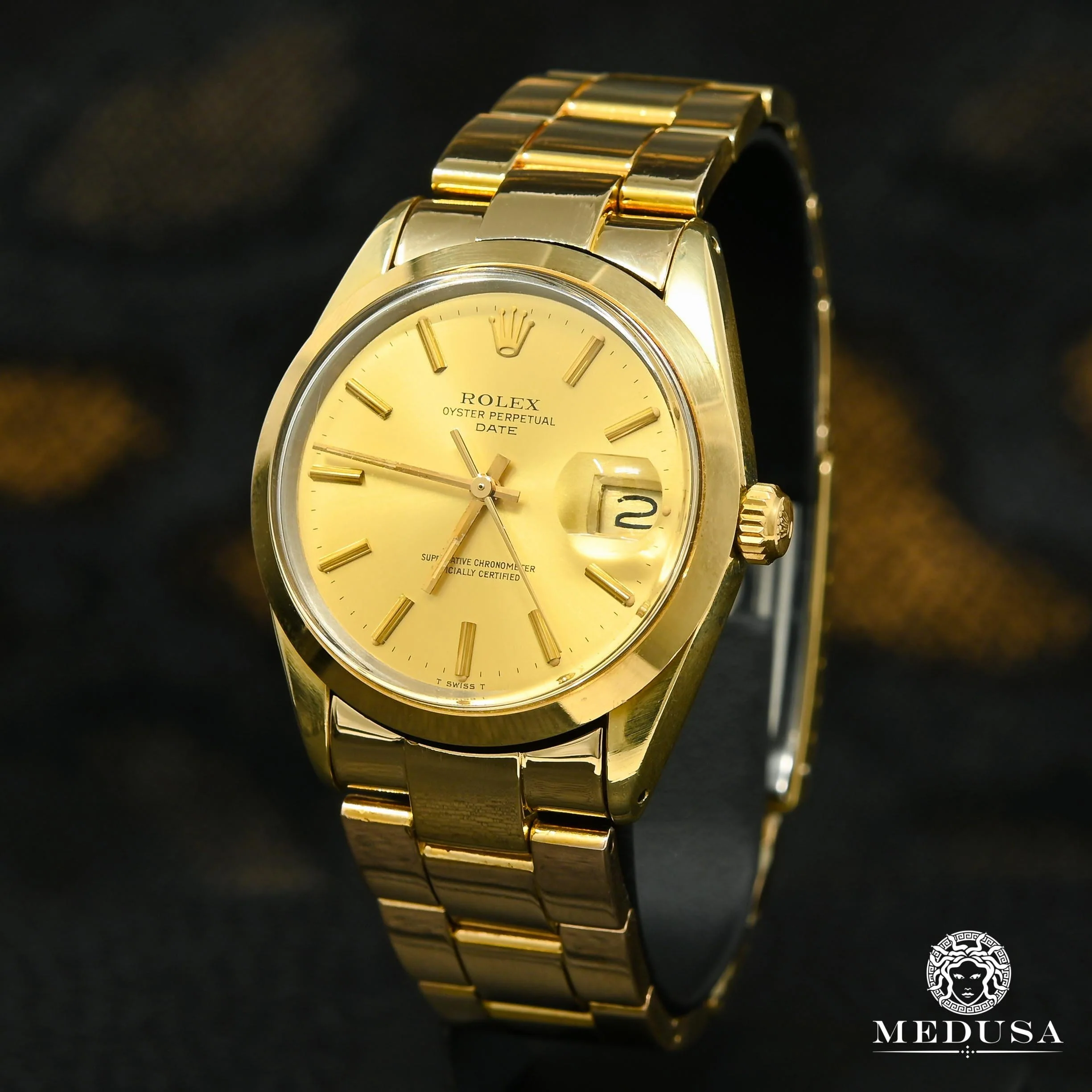 Rolex Oyster Perpetual Date 34mm - Vintage Gold
