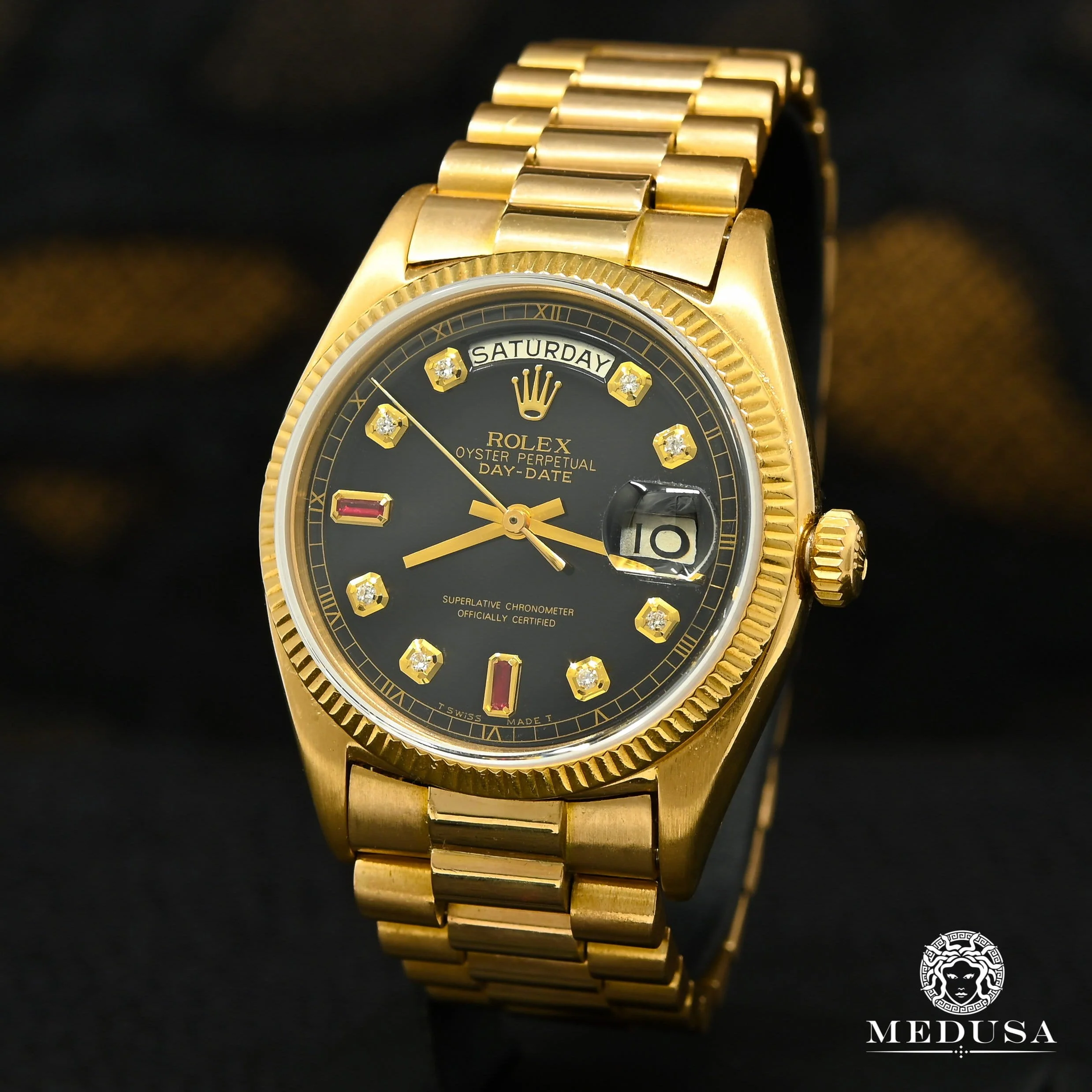 Rolex President Day-Date 36mm - Black Ruby