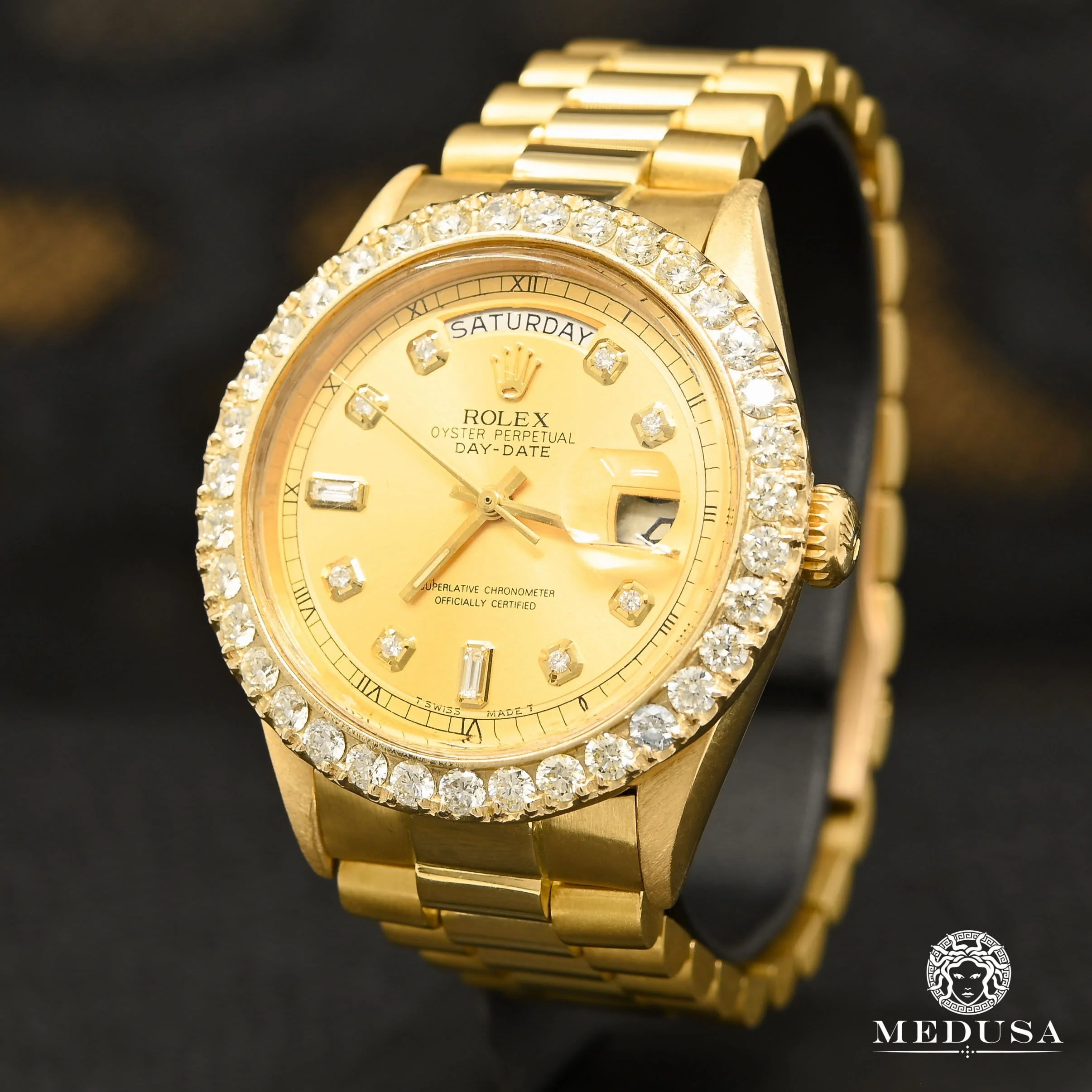 Rolex President Day-Date 36mm - Baguette Gold