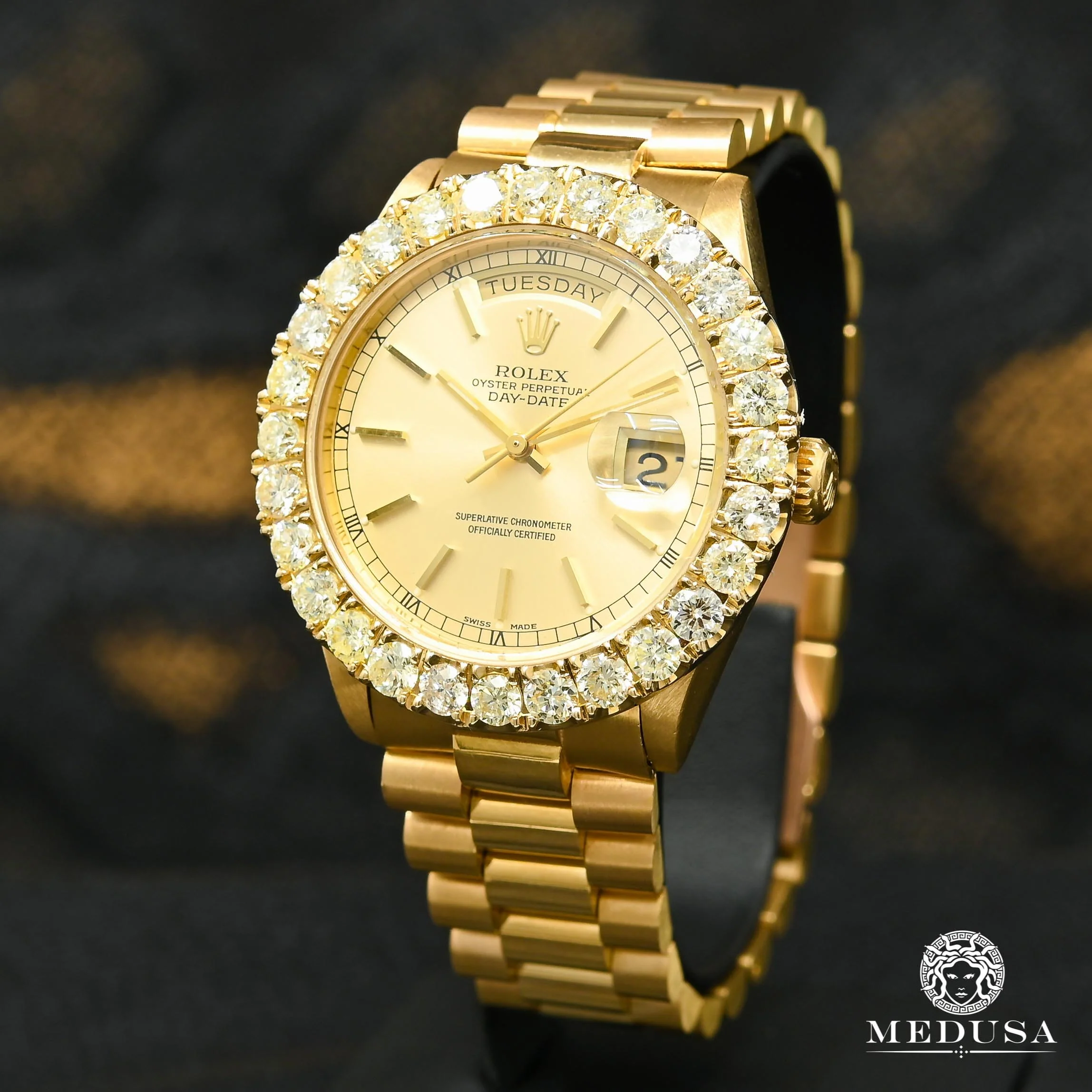 Rolex President Day-Date 36mm - Iced Champagne
