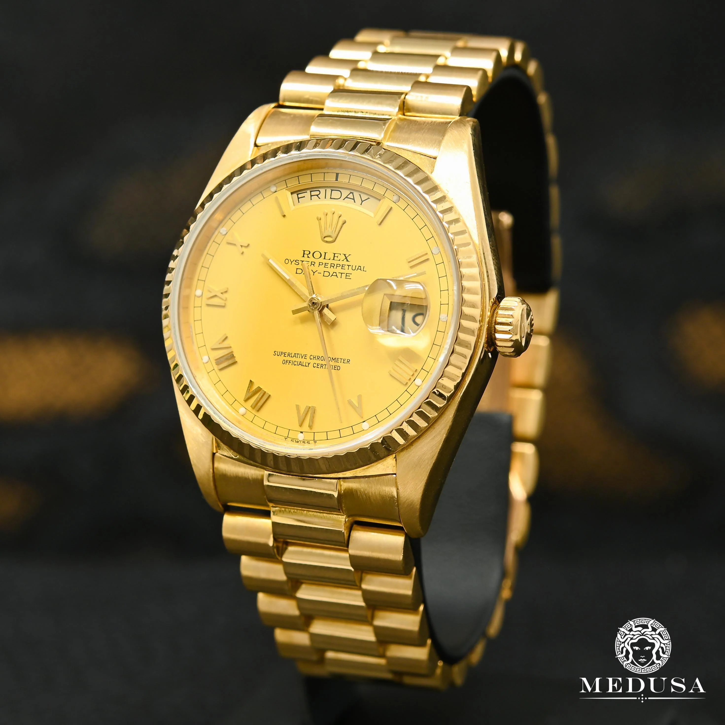 Rolex President Day-Date 36mm - Roman Champagne