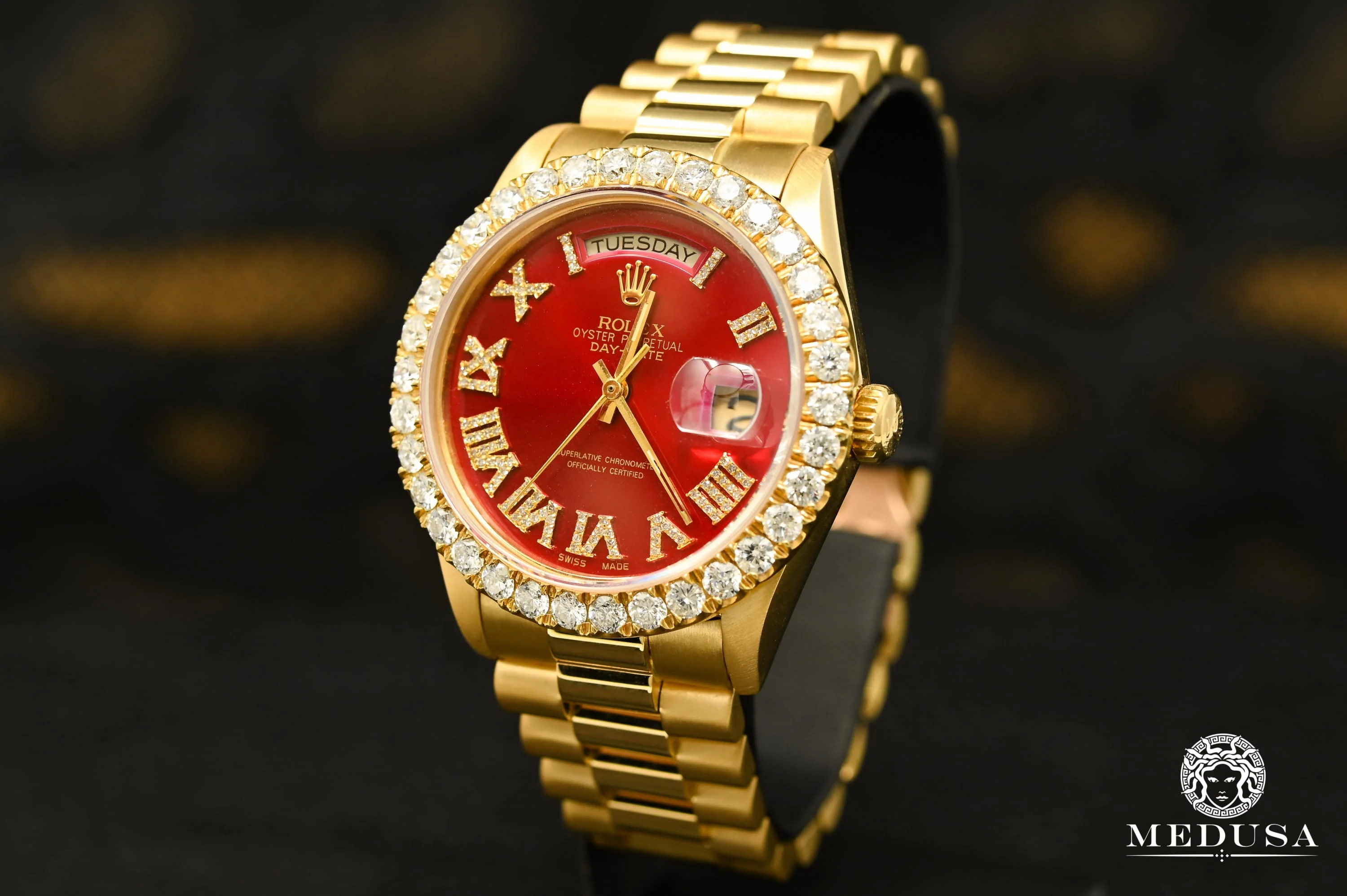 Rolex President Day-Date 36mm - Red Roman - Image 4