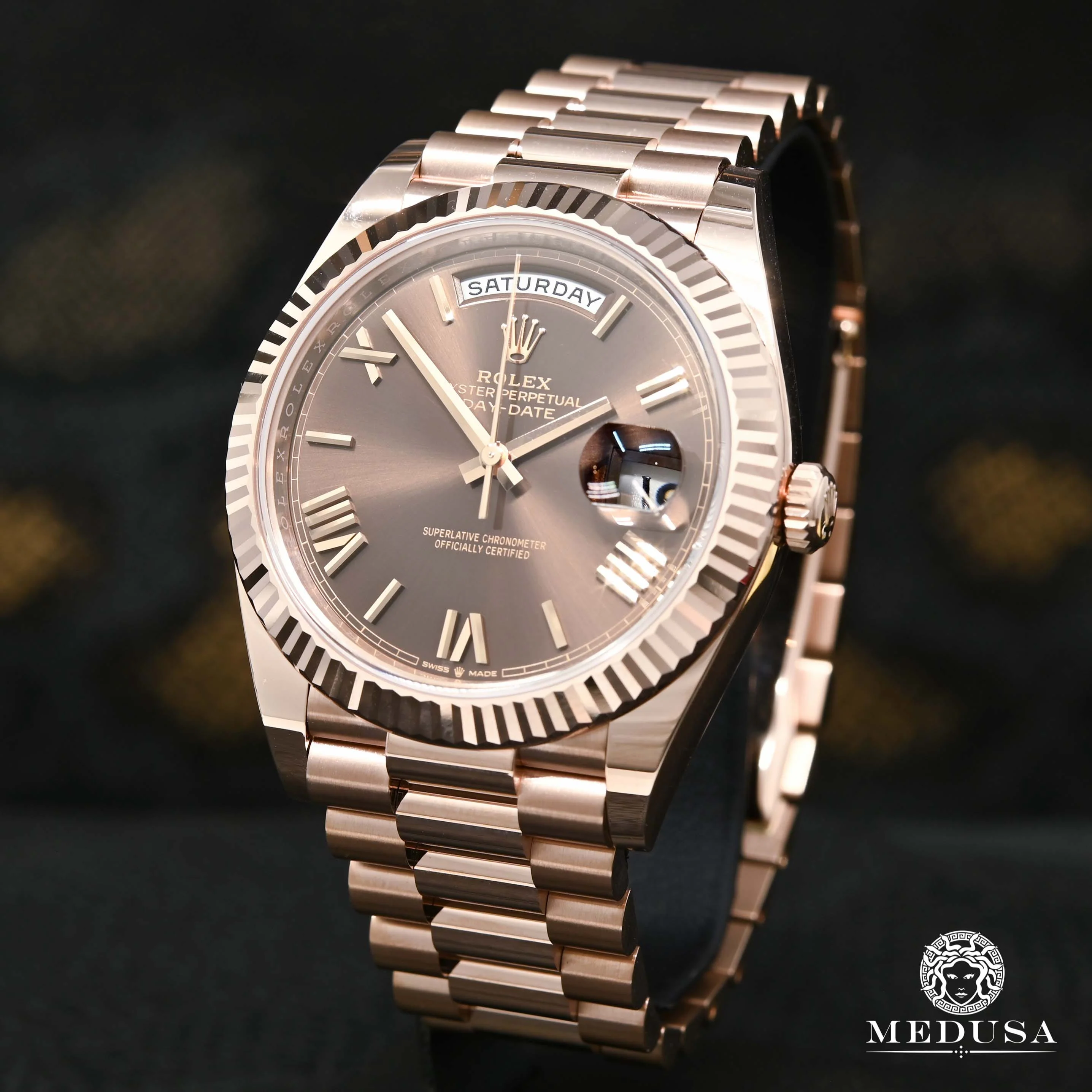 Rolex President Day-Date 40mm - Chocolate Rose Gold
