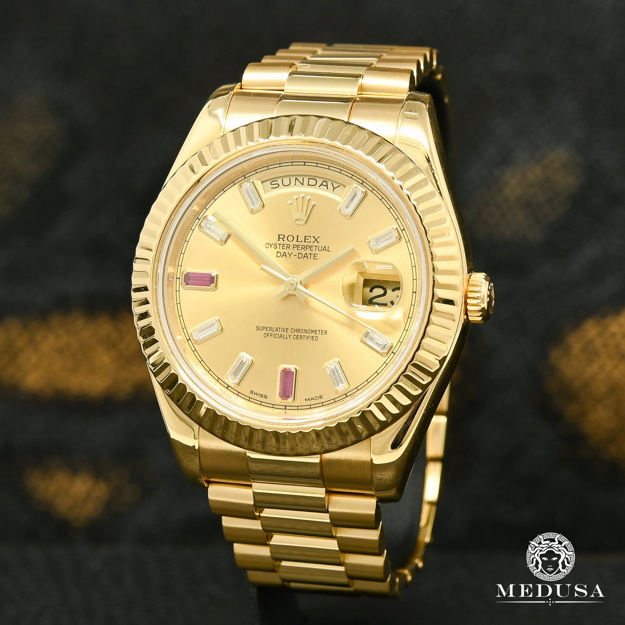 Rolex President Day-Date 41mm - Factory Rubies