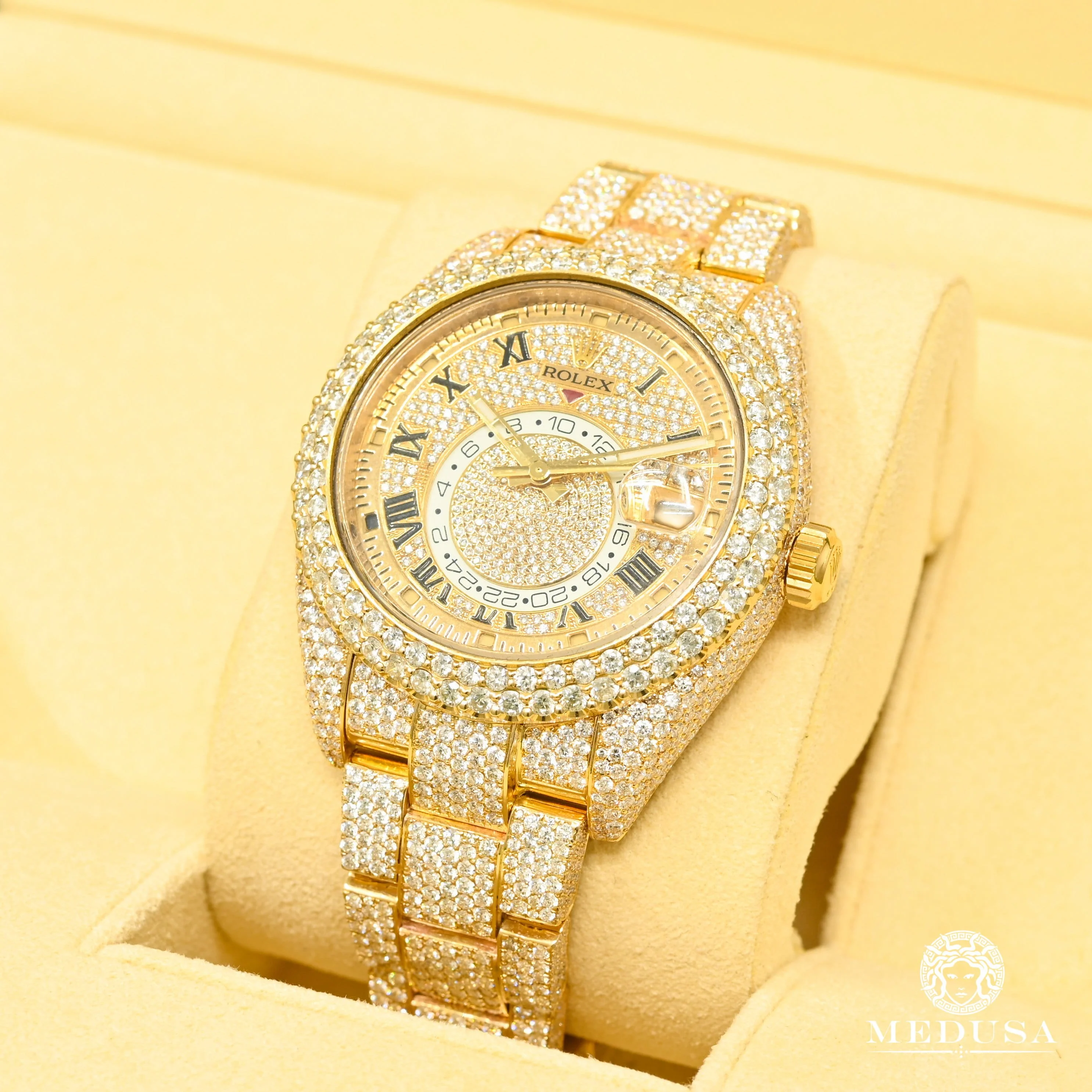 Rolex Sky-Dweller 42mm - Full Honeycomb Iced - Image 3