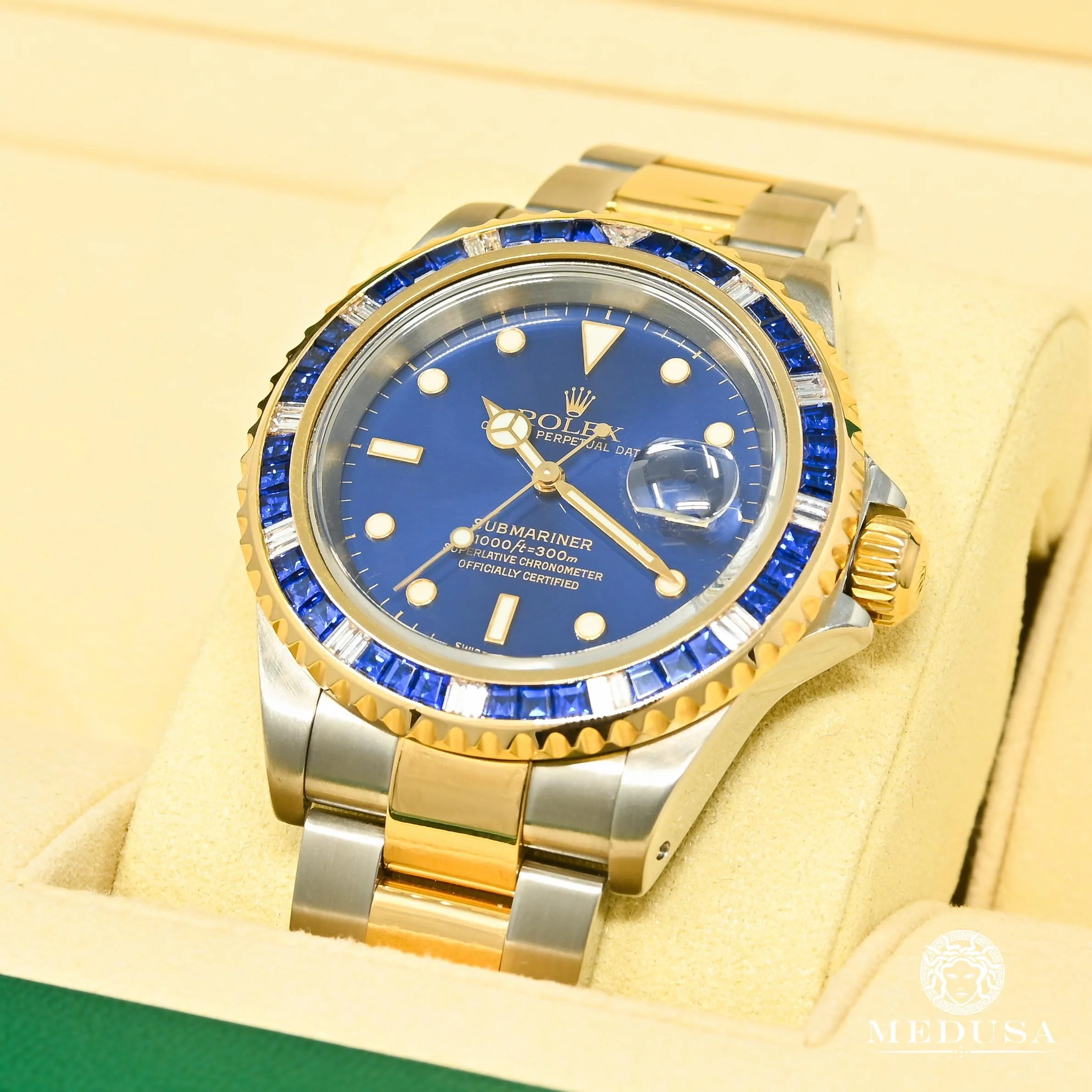 Rolex Submariner 40mm - 2 Tone Blue Sapphire - Image 3
