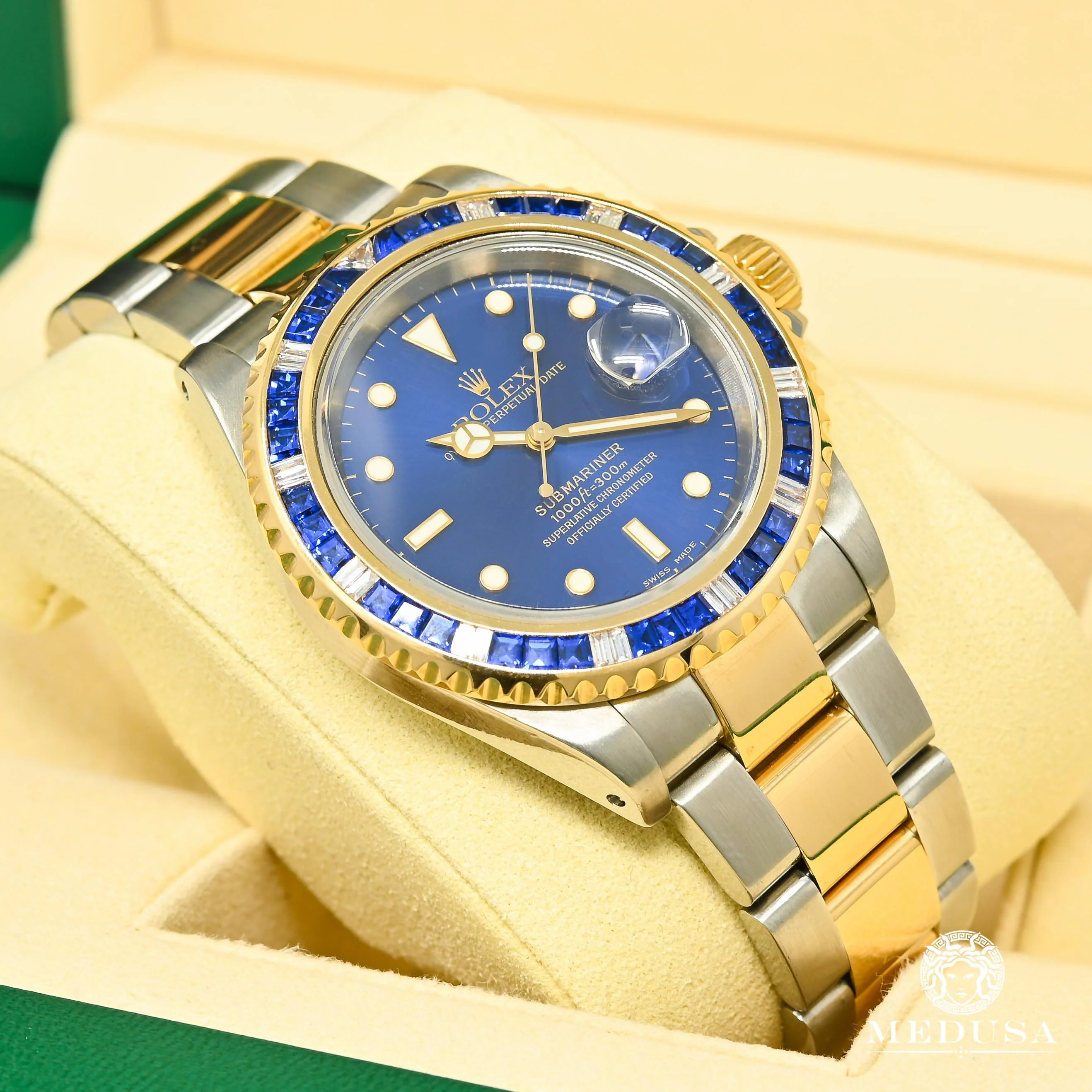 Rolex Submariner 40mm - 2 Tone Blue Sapphire - Image 4