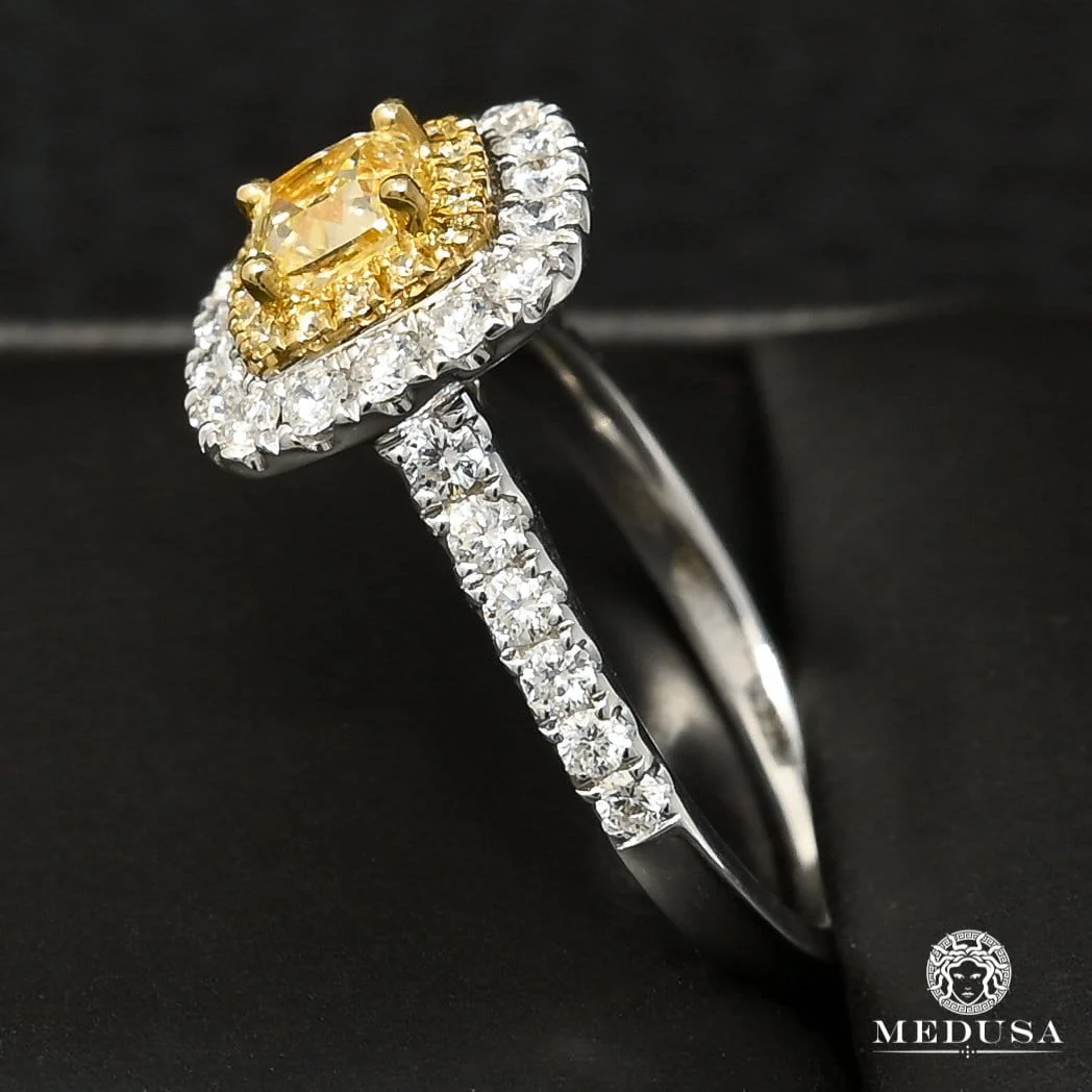 Trinity D6 - Solitaire Ring 60PT Yellow Canary - Image 3